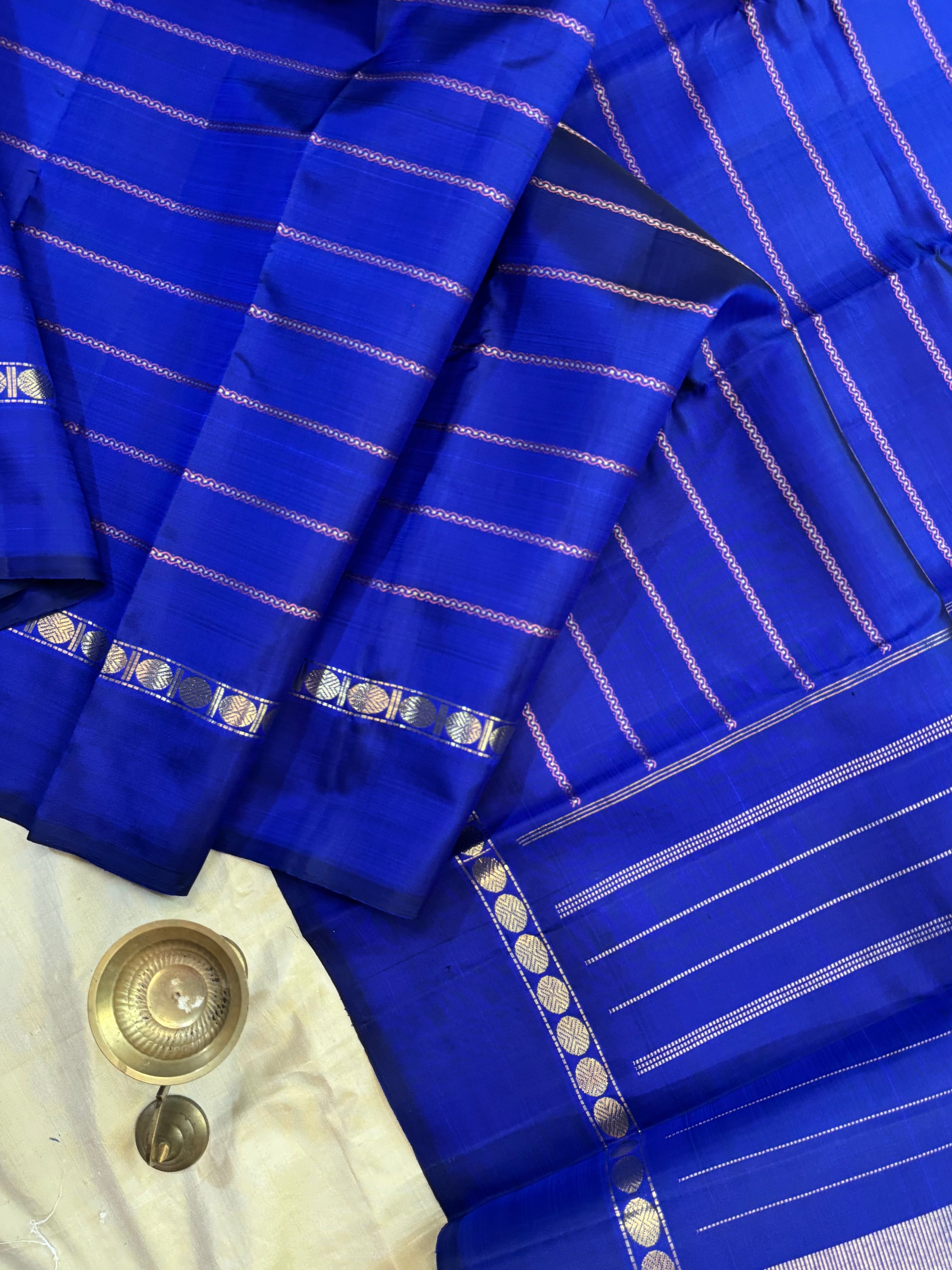 Ms blue veldhari / Kanjipuram silk CLSA9751