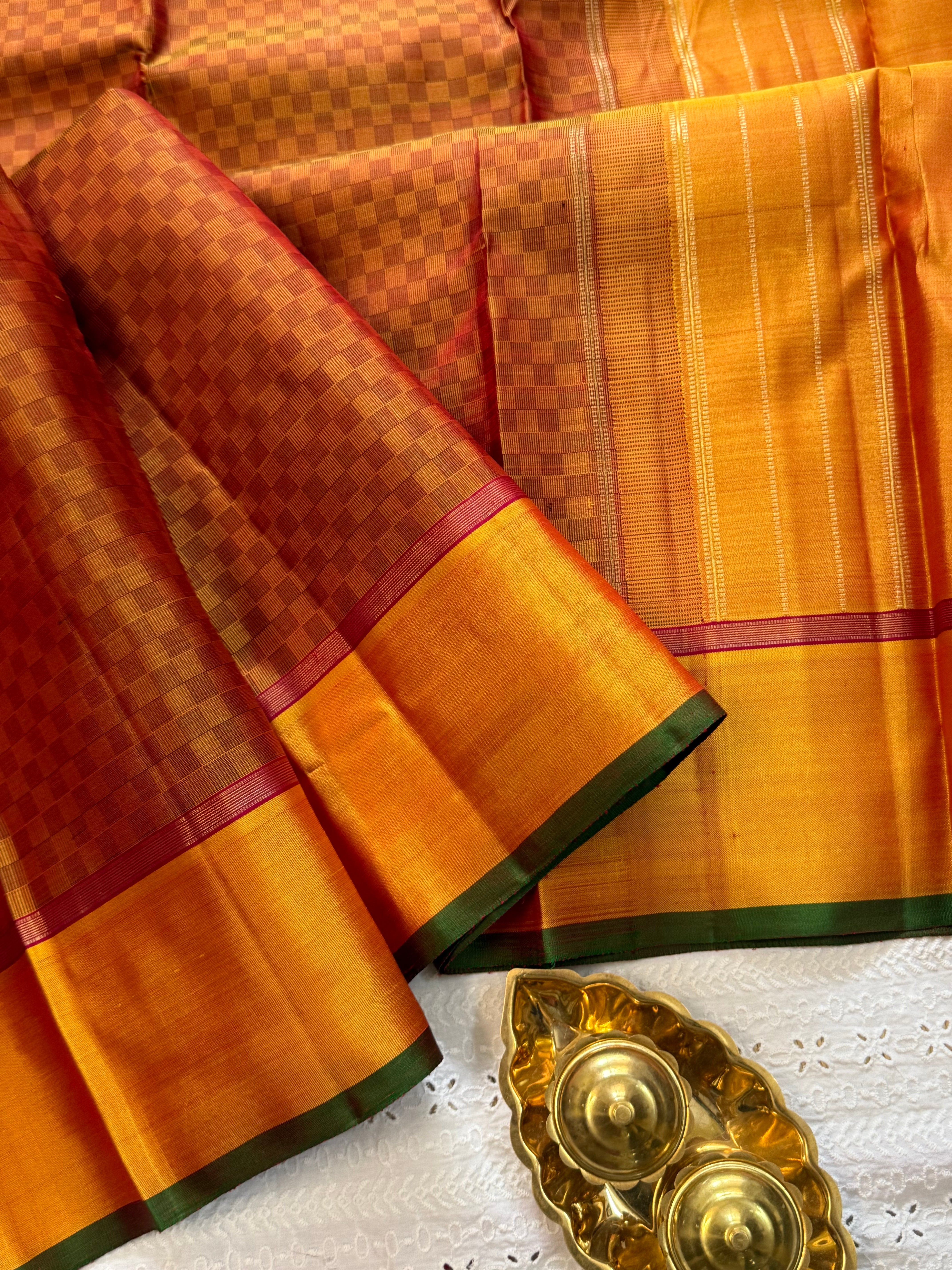 Mustard paimadi / Kanjipuram silk