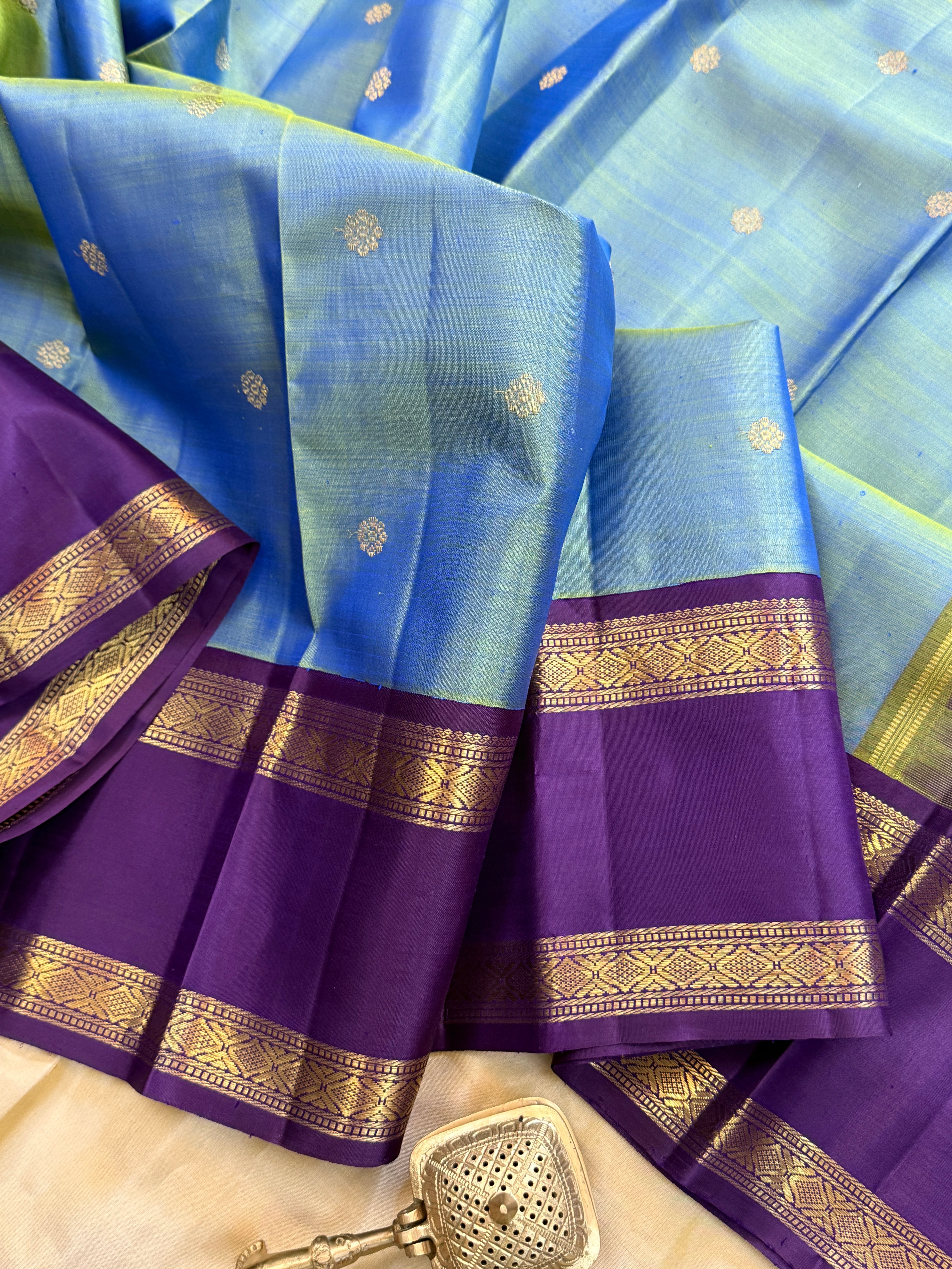 Mayilkazhuthu with Retta pet Korvai / kanjipuram silk sarees CLSA 10131