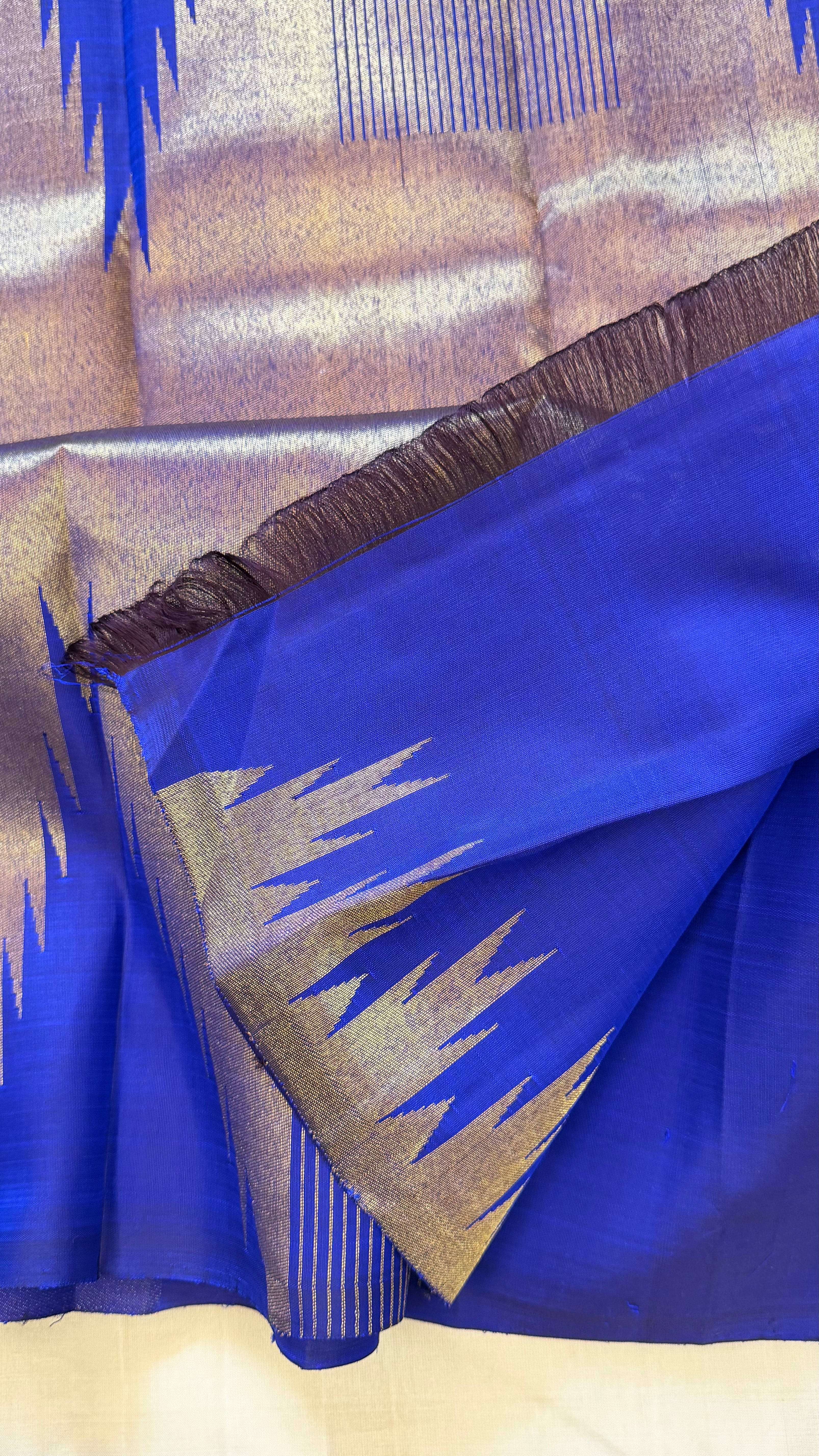 Ms blue 8 kol / kanjipuram silk