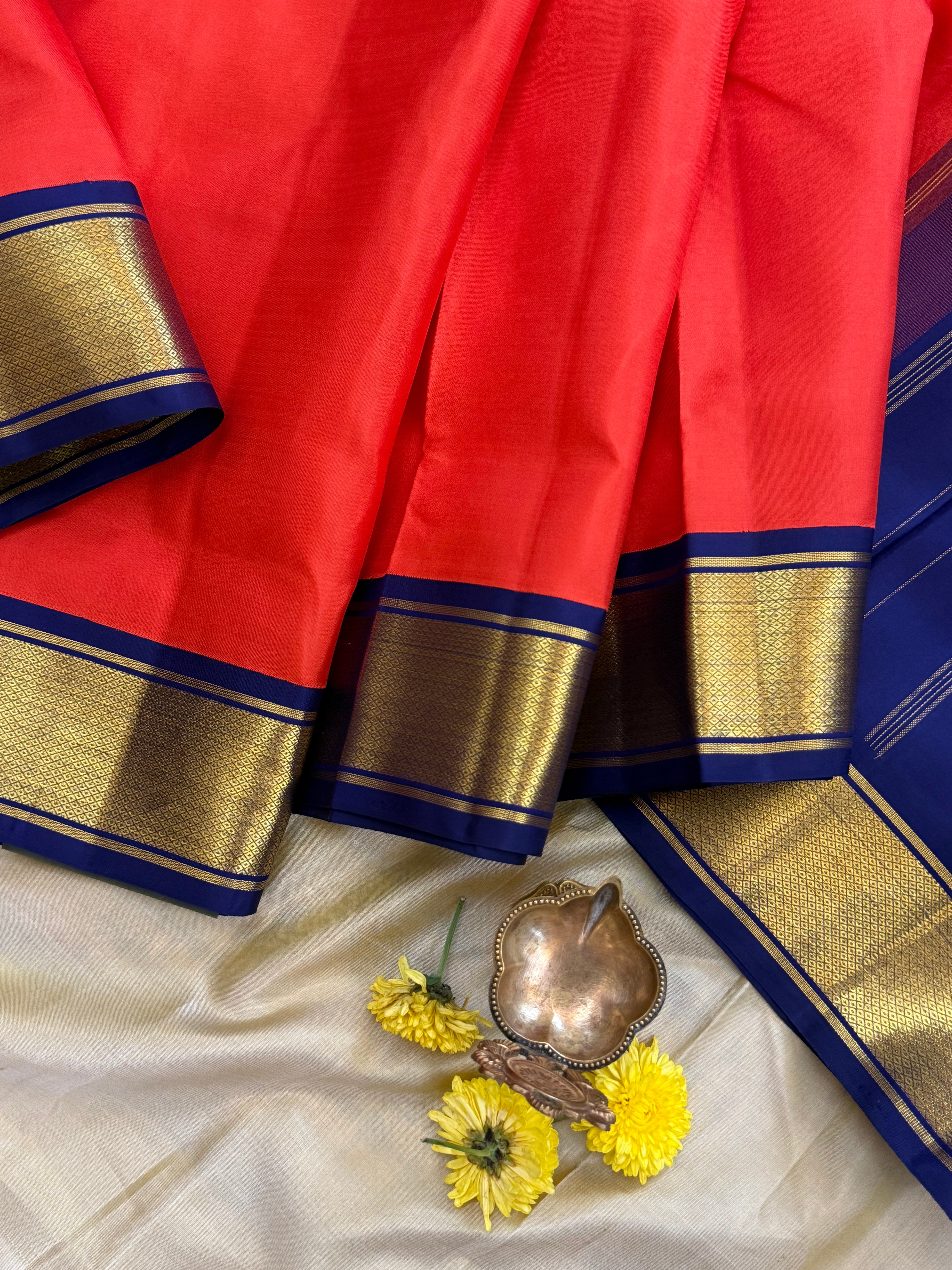 10 YARDS KORVAI / KANJIPURAM SILK SAREE CLSA 7668
