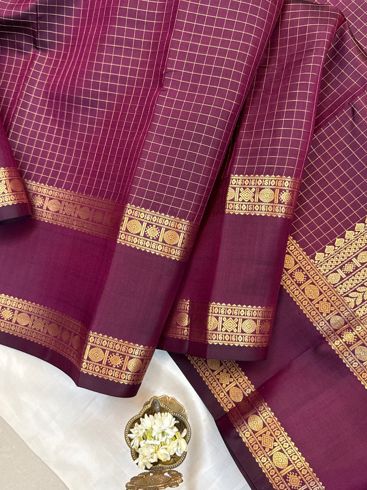 festivel edit _special edition_deep wine and body Zari kattam/ silk saree clsa 12398