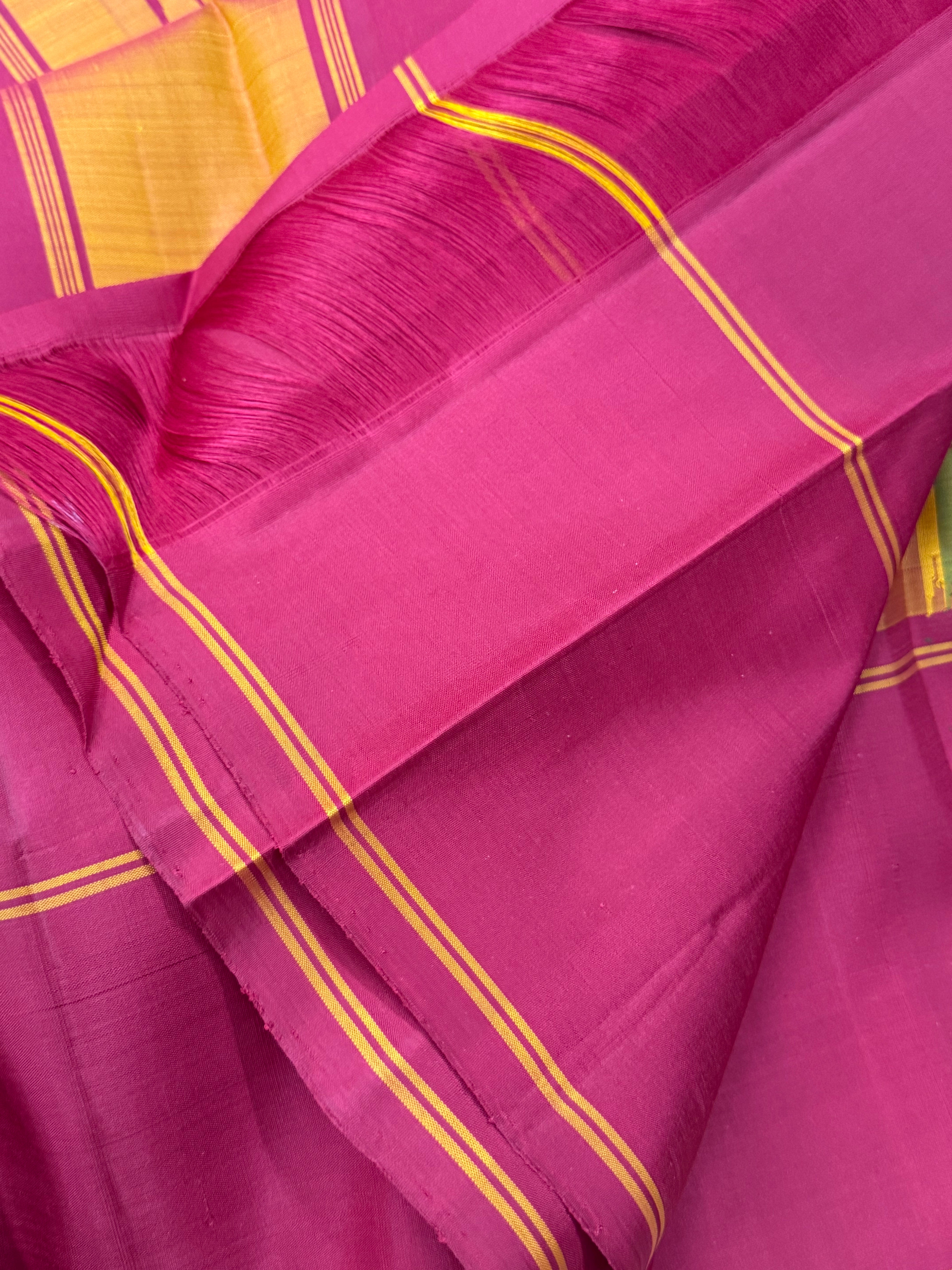 Paalum pazhamum checks/ Arani silk