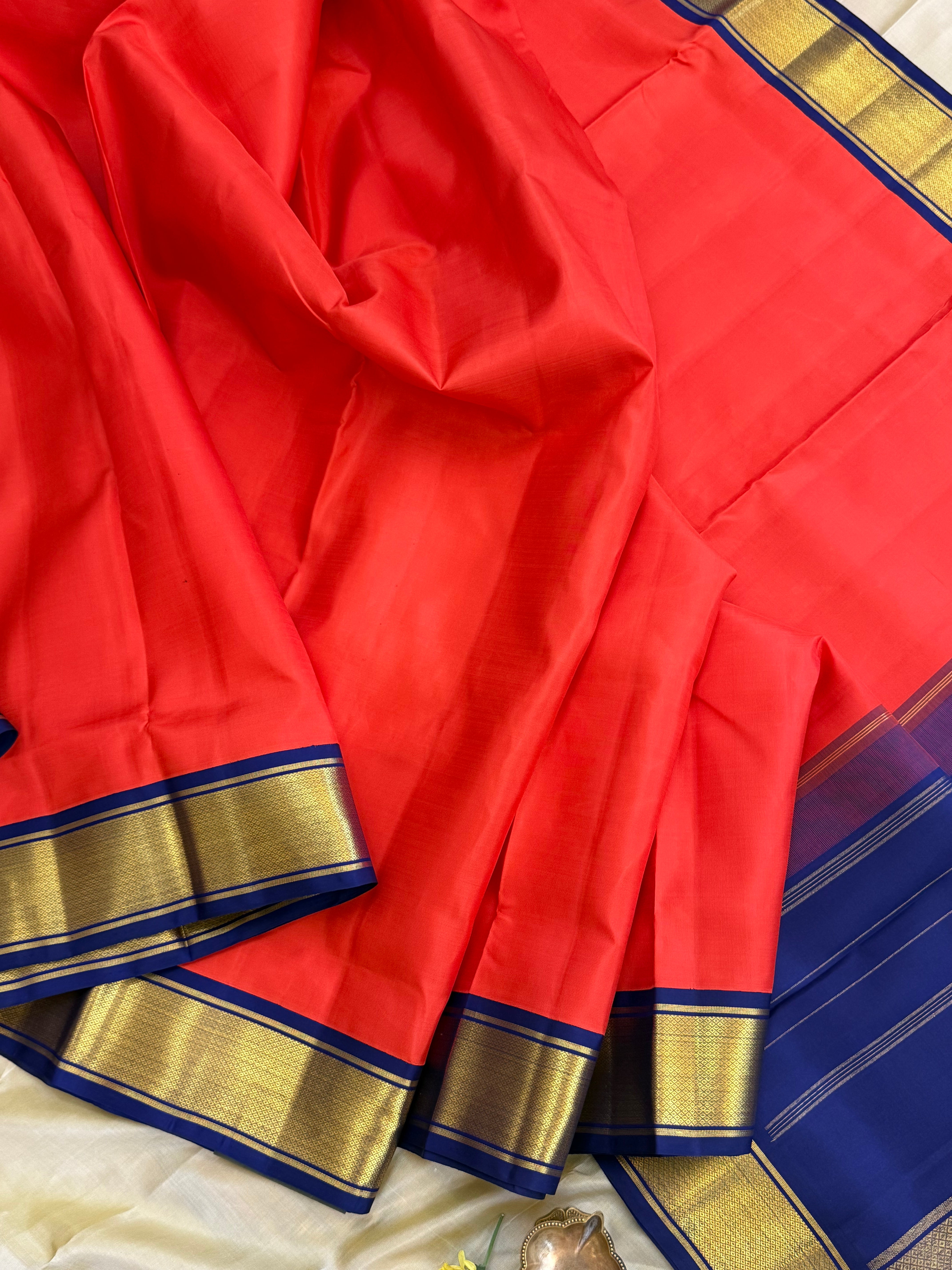 10 YARDS KORVAI / KANJIPURAM SILK SAREE CLSA 7668