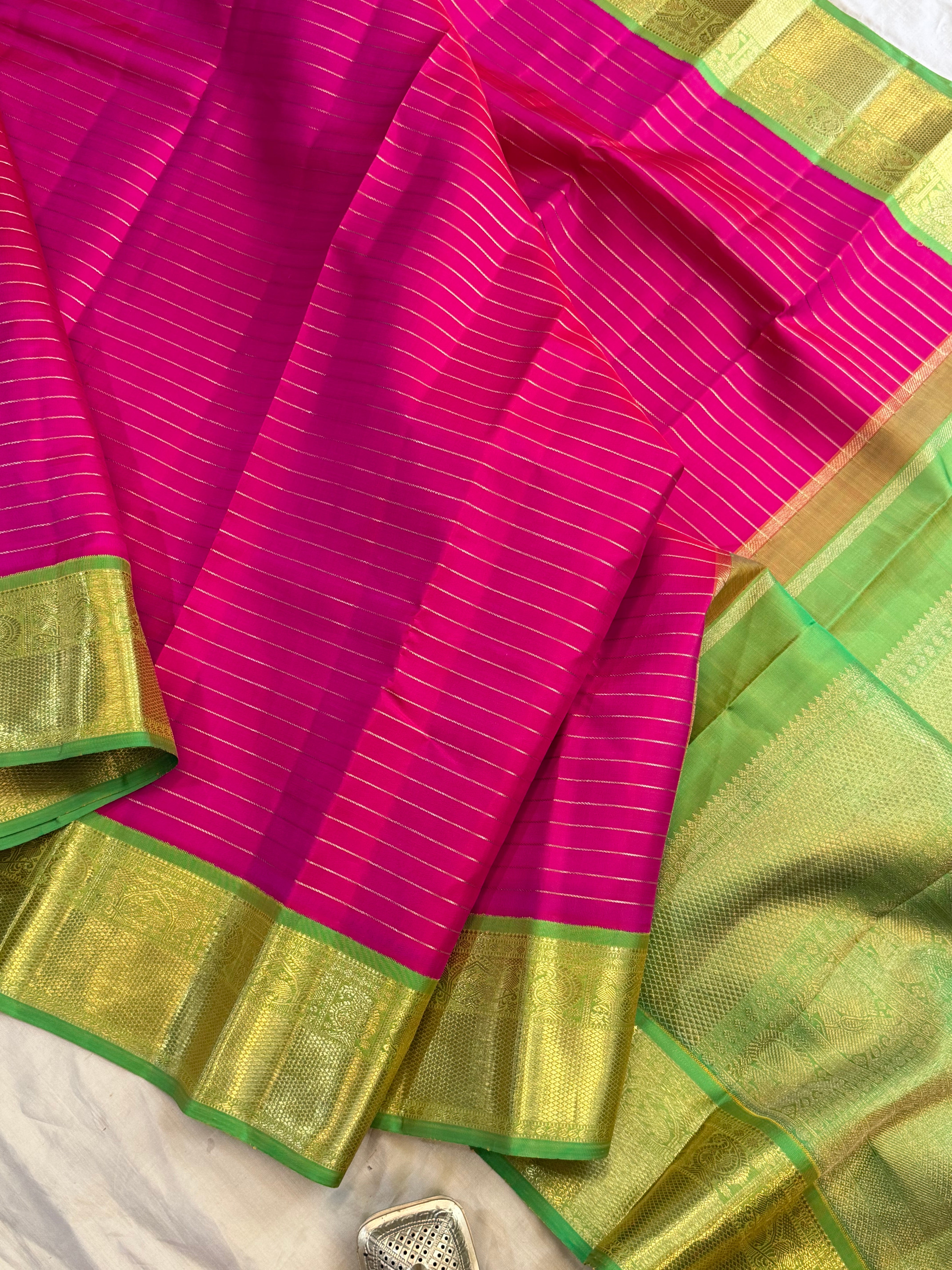 Veldhari Korvai / pure Kanjipuram silk