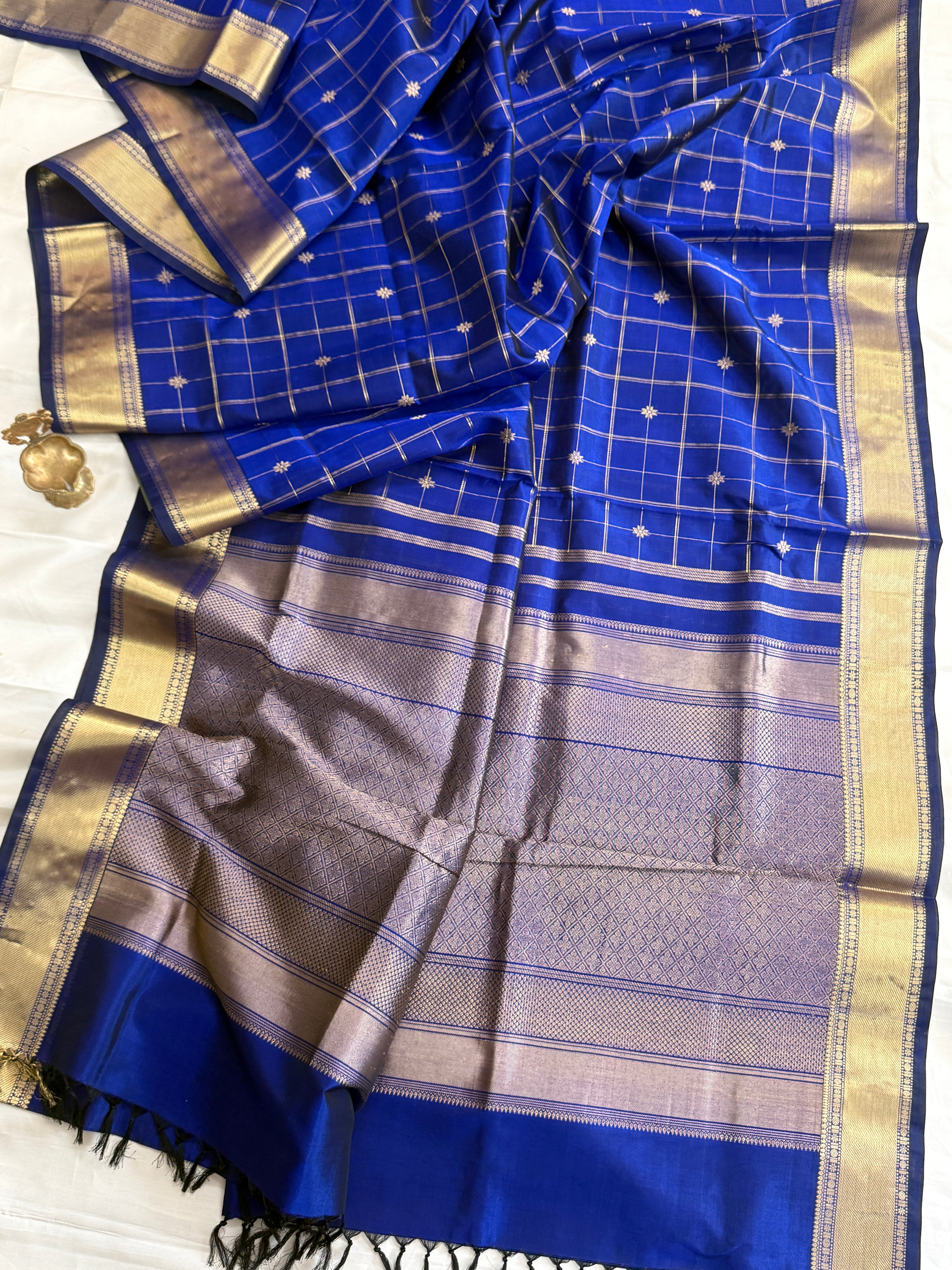 Checks star Butta silk cotton /CLSA11458