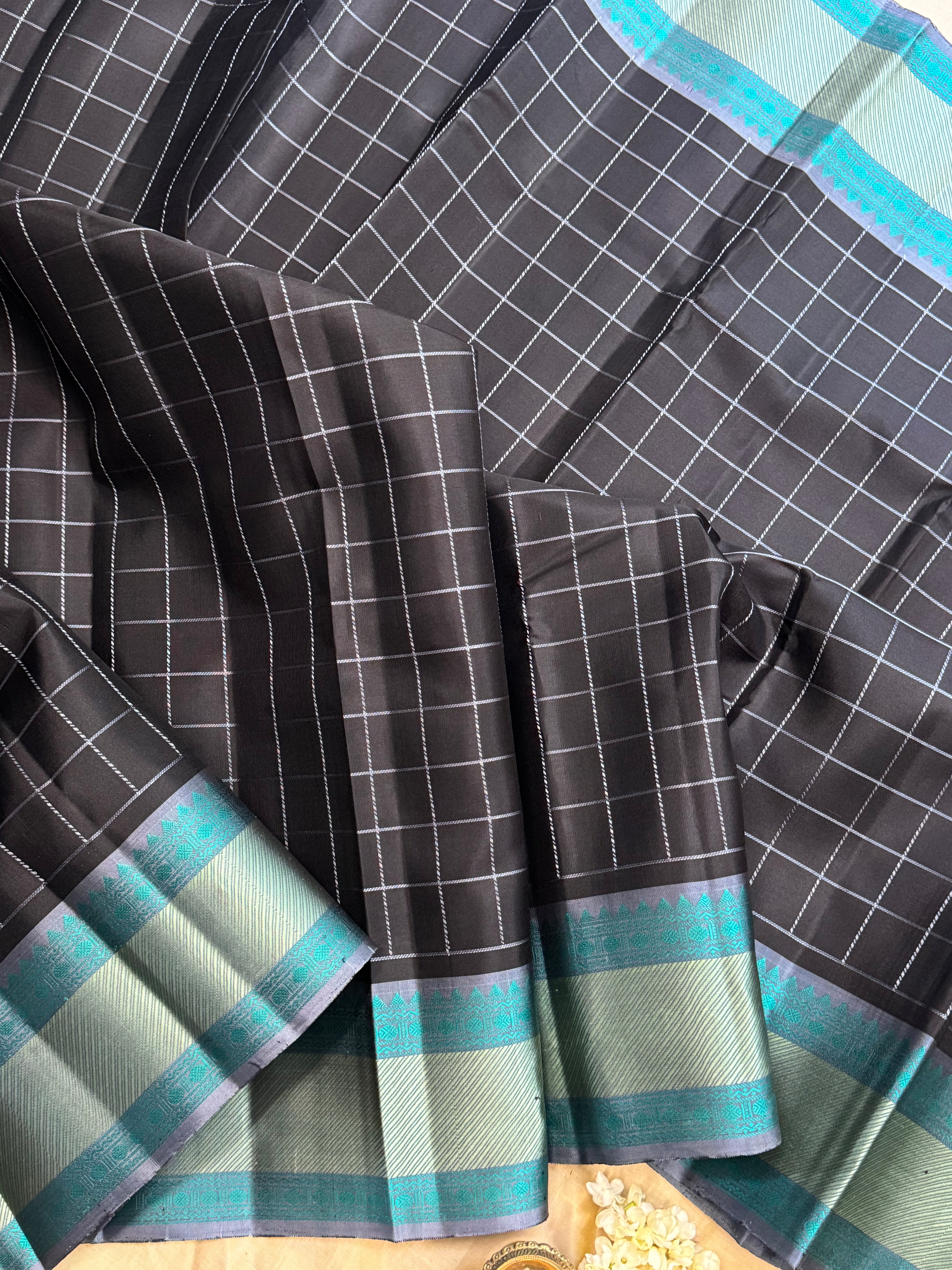 Black kattam / Varnangal soft silk