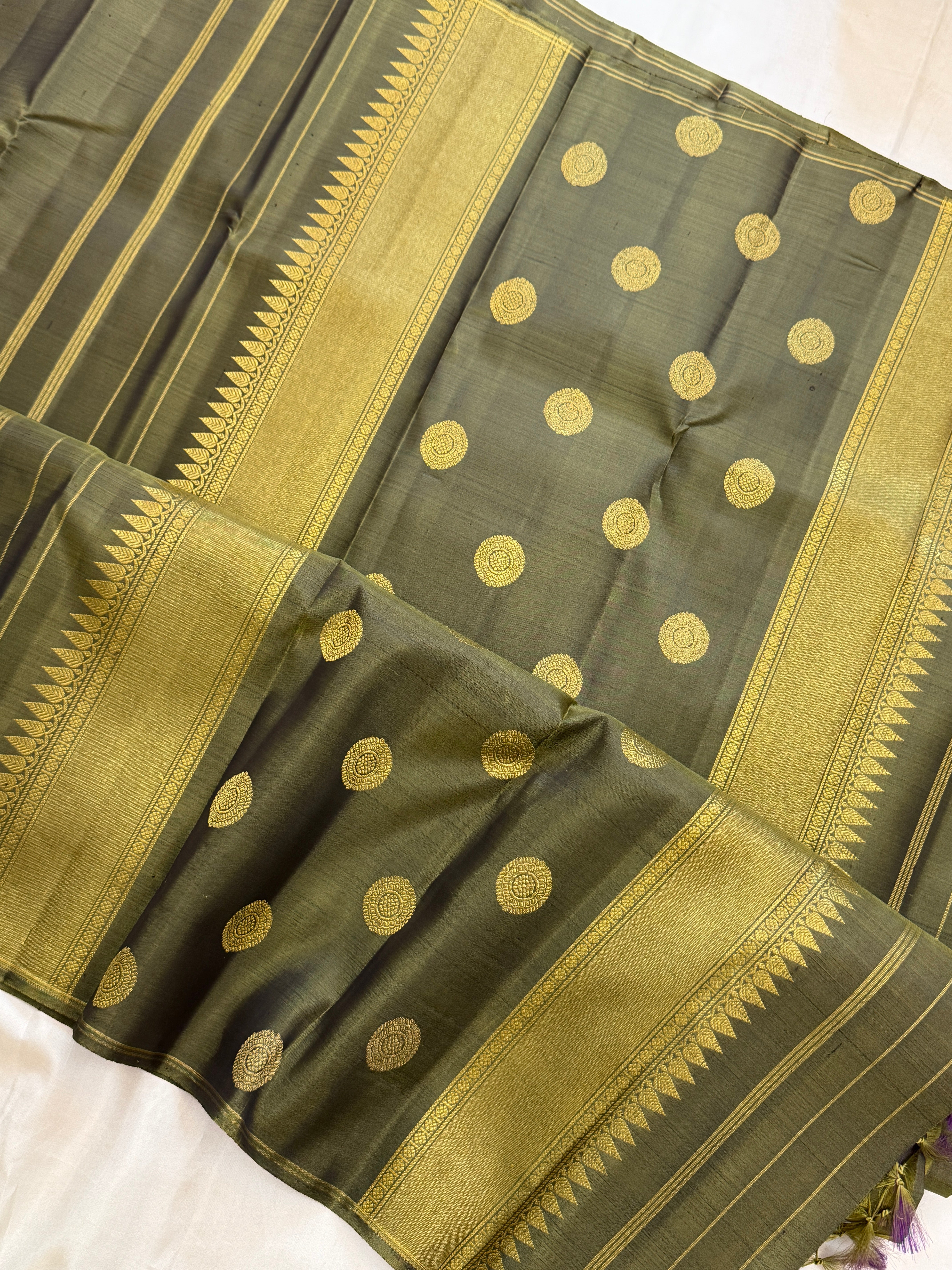 8 Kol / Kanjipuram silk saree clsa 11214