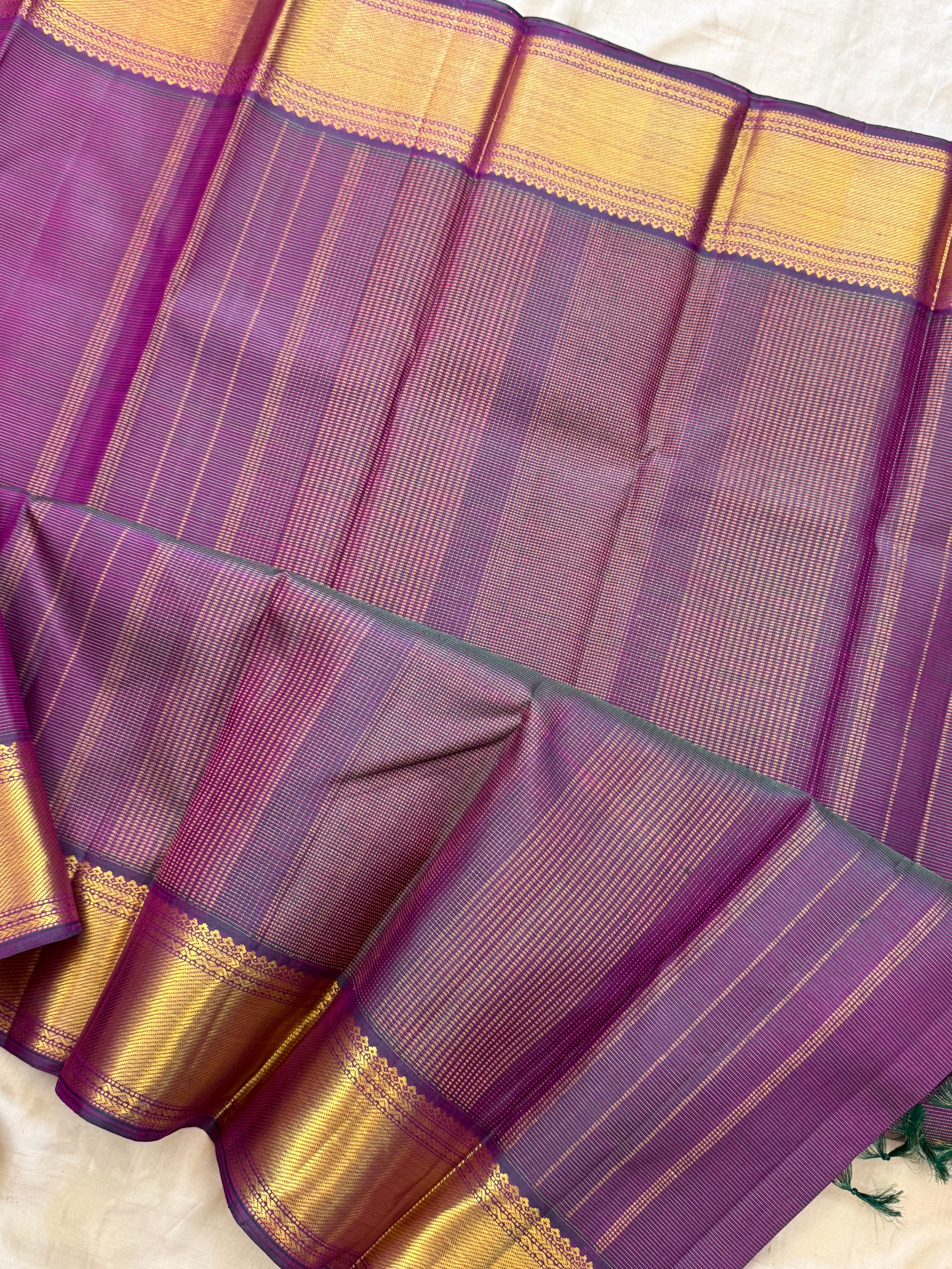 Vadamalli shot green vairaoosi/ Arani silk CL10105