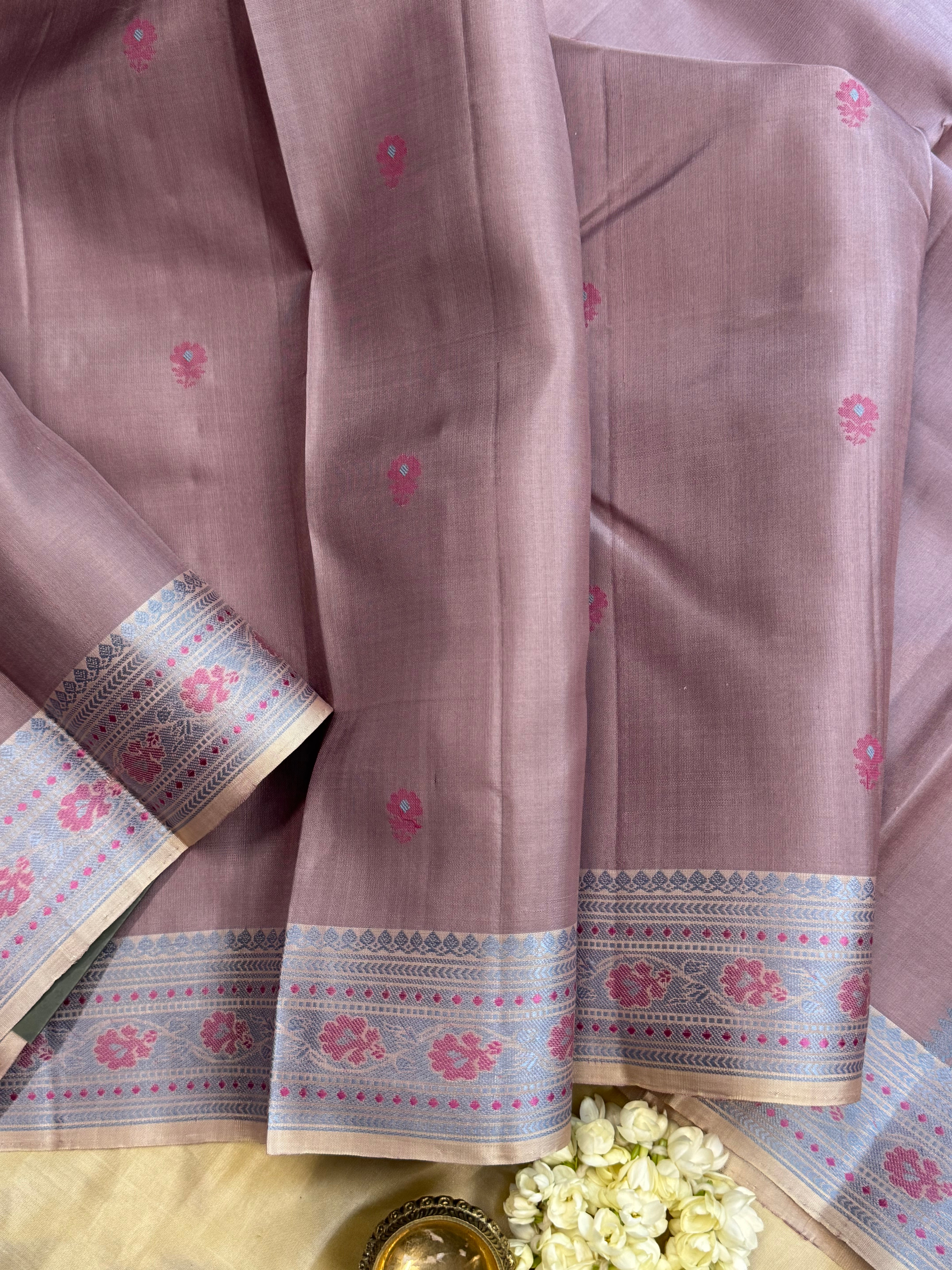 Mauve / Varnangal soft silk