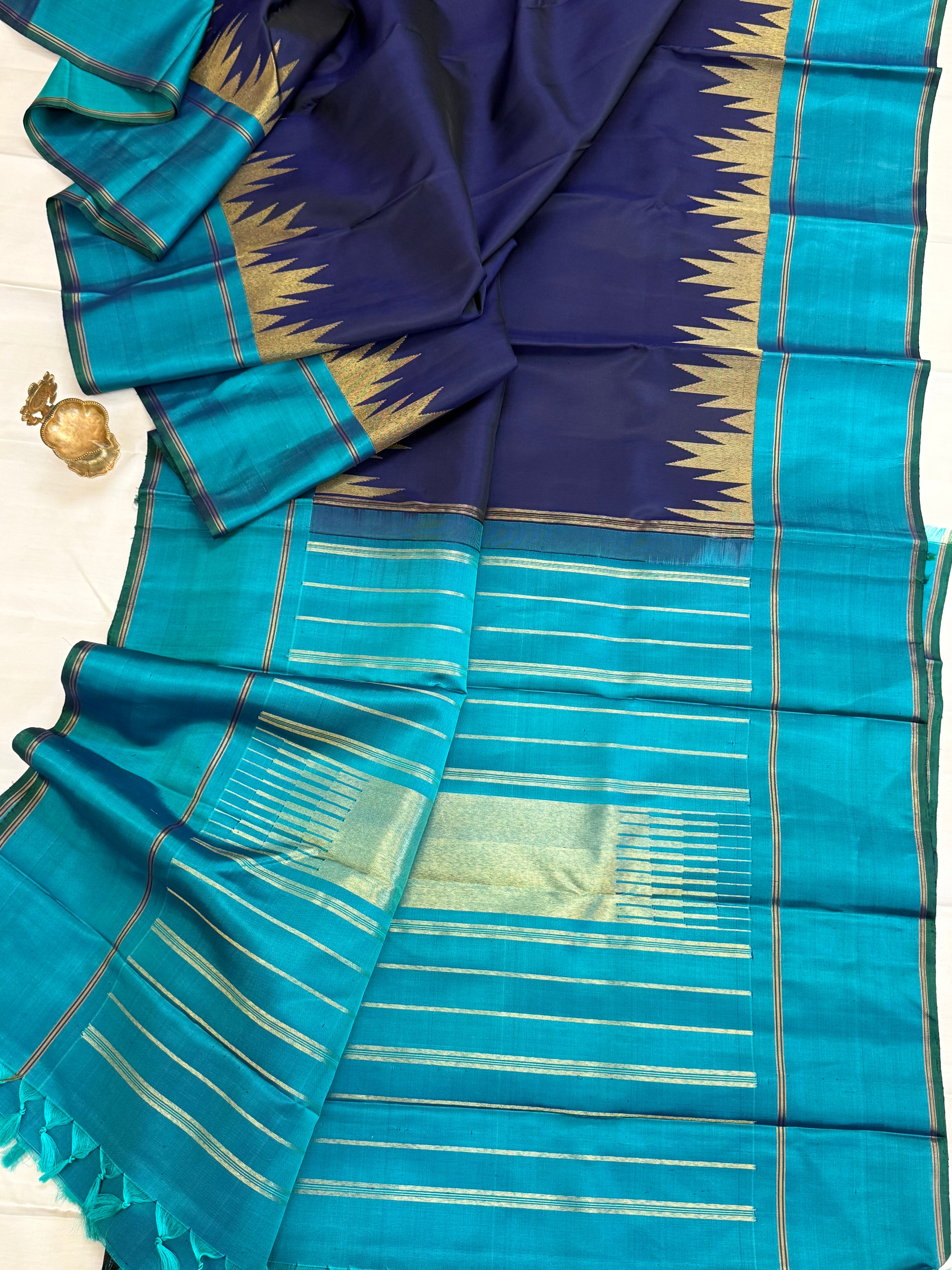 8 kol / kanjipuram silk saree clsa 10929