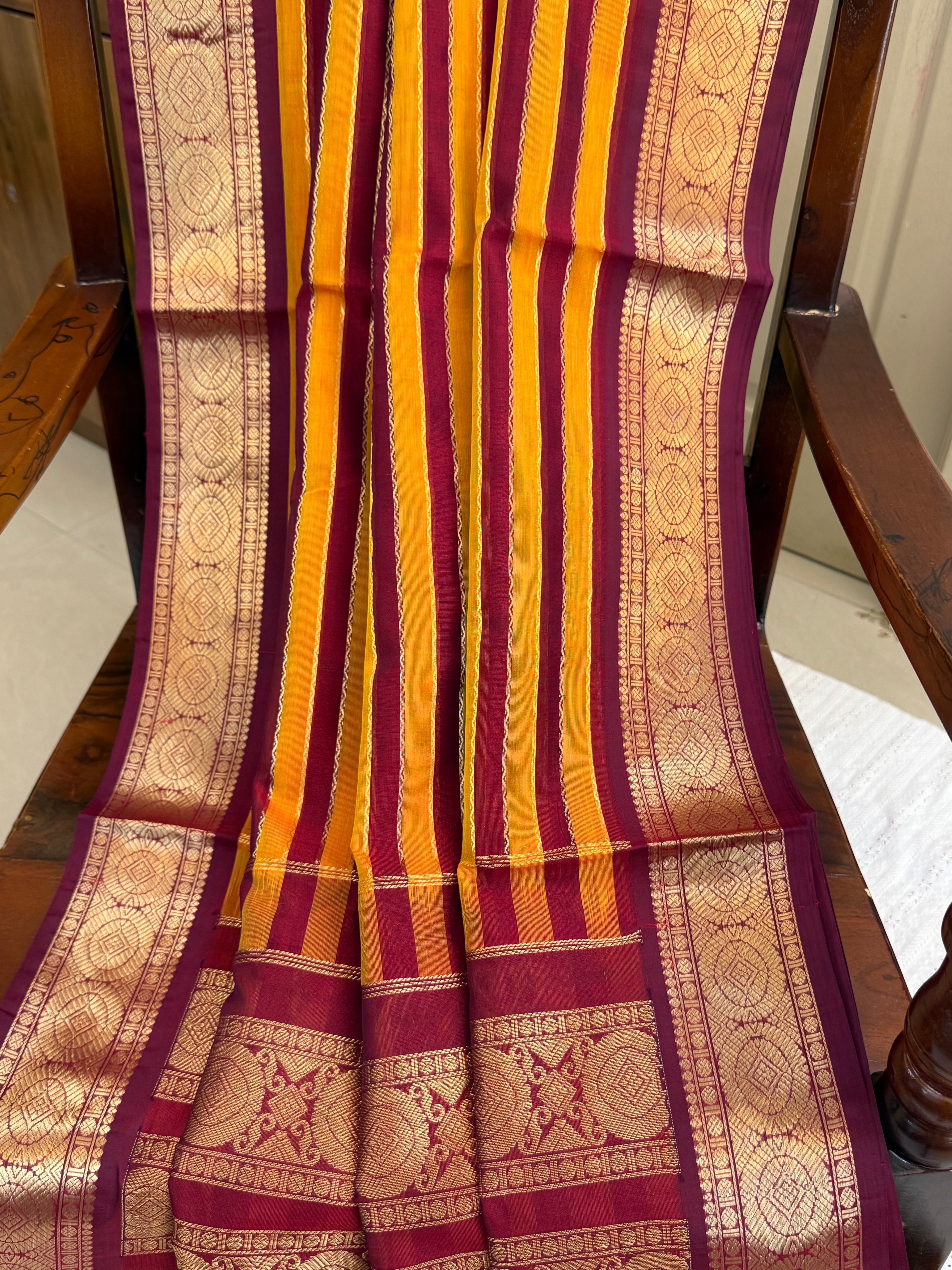 Veldhari Mustard and Araku / Premium Silk Cotton CL9744