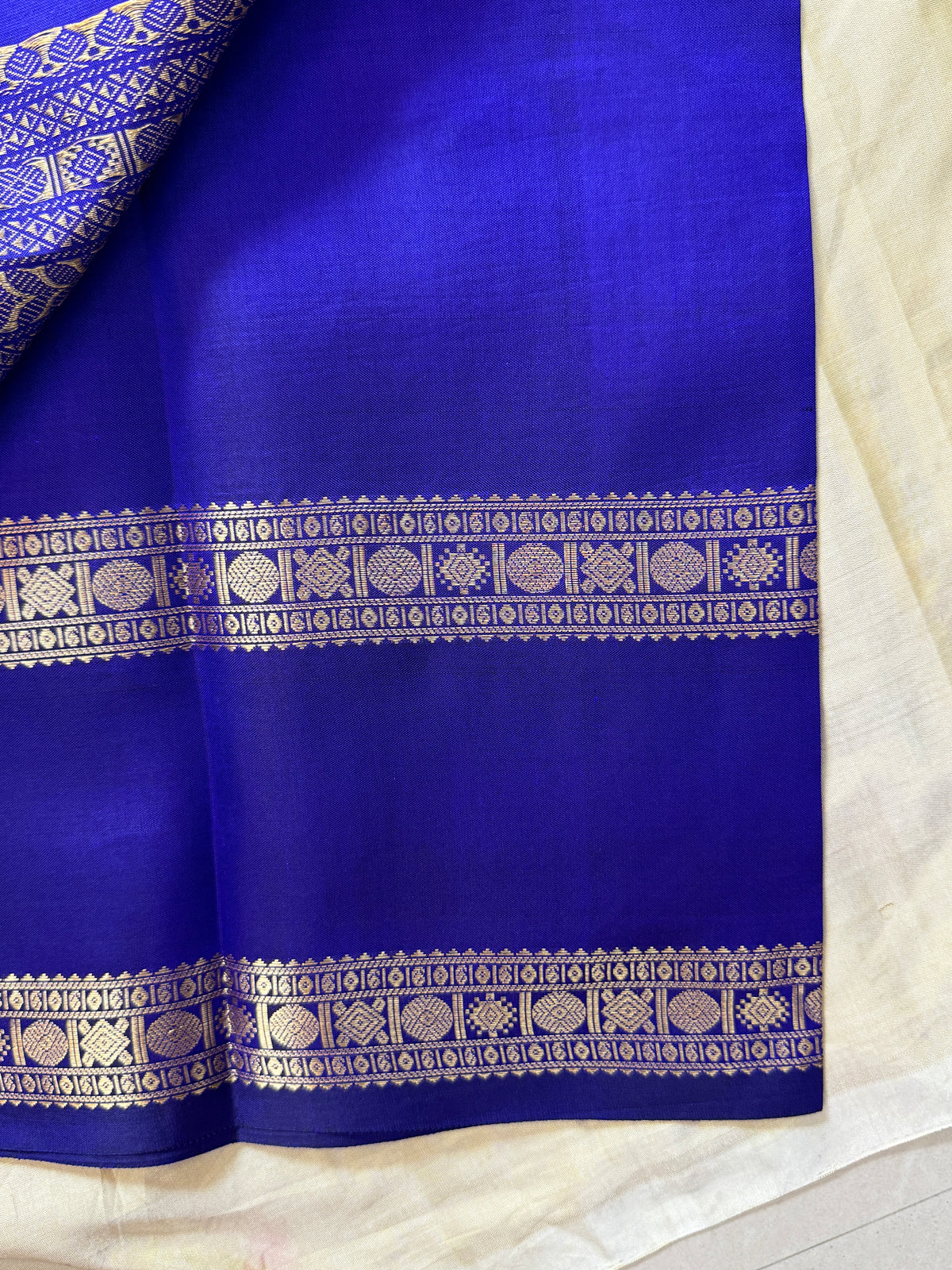 Special edition-Ms blue colour with Zari kattam silk saree/clsa 12548