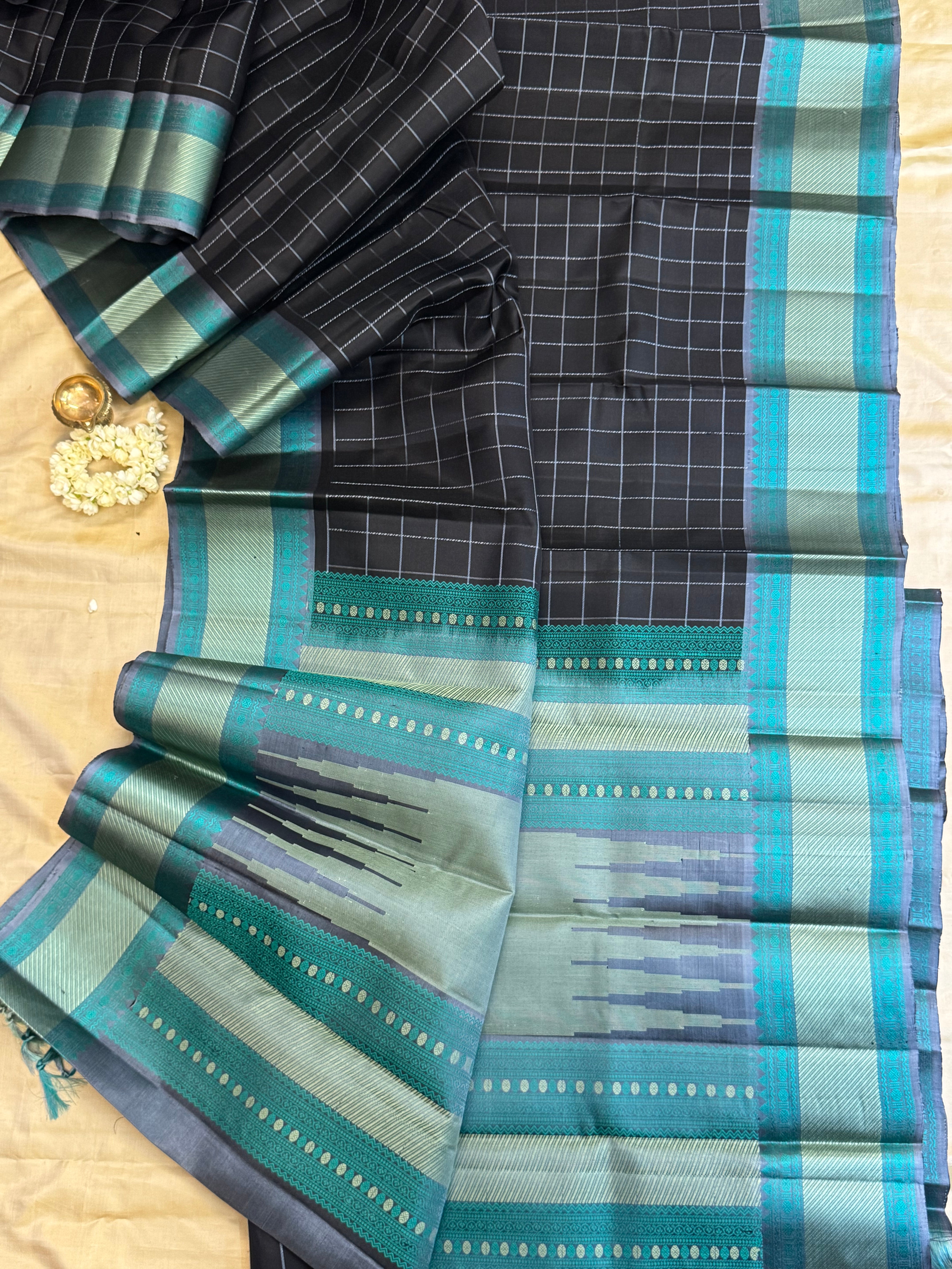 Black kattam / Varnangal soft silk
