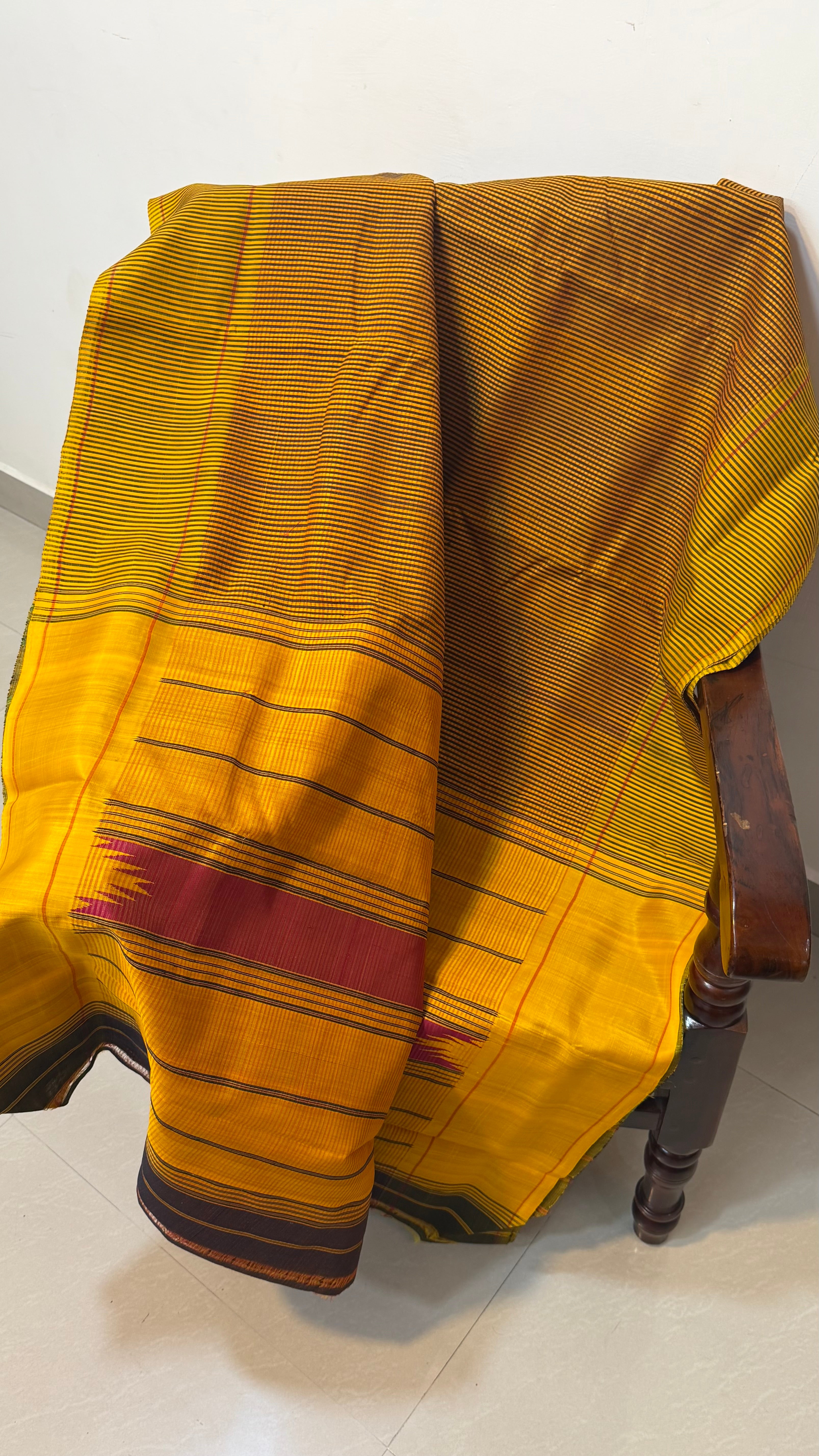 Koorainadu silk cotton double palla