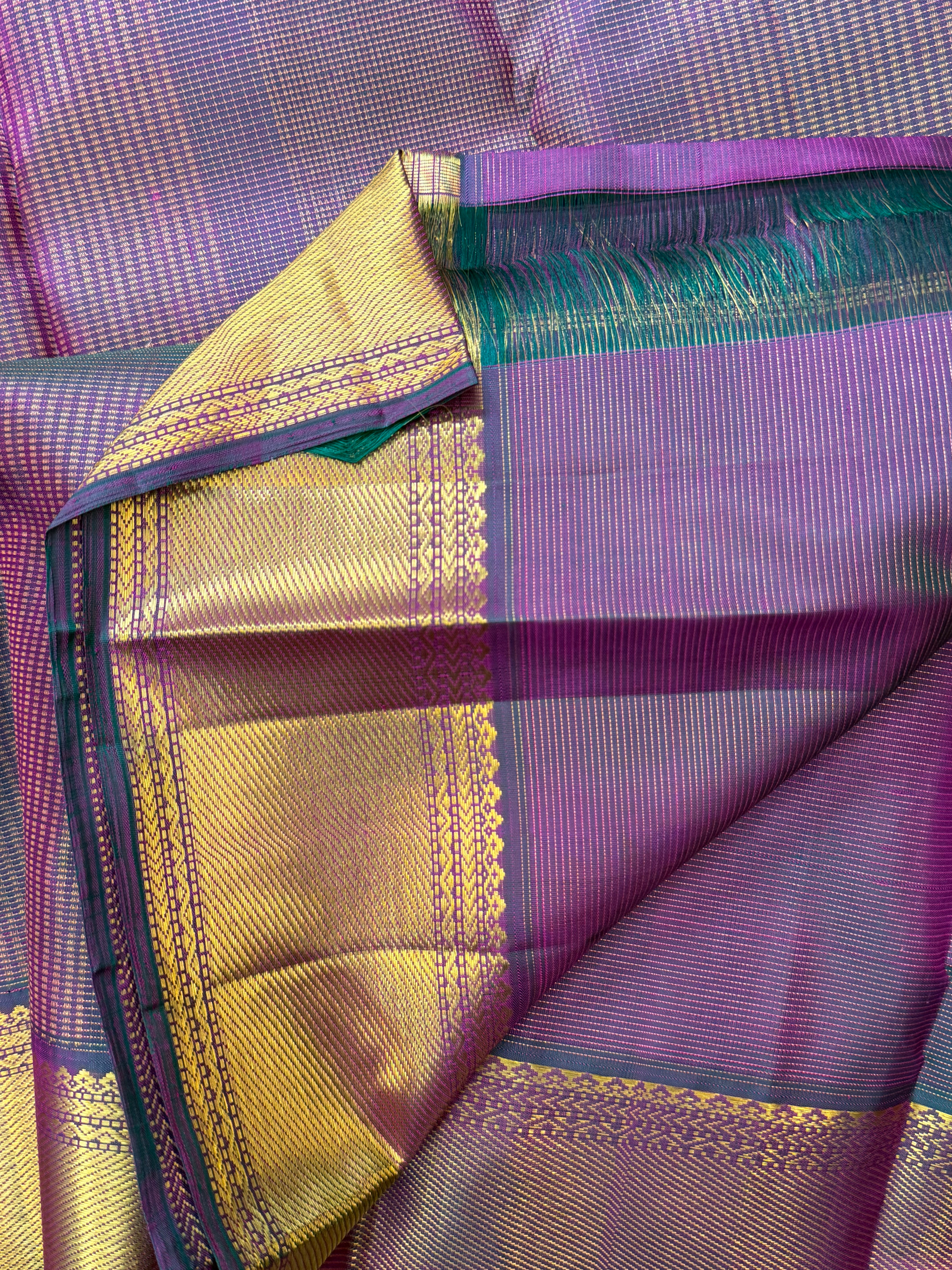 Vadamalli shot green vairaoosi/ Arani silk CL10105