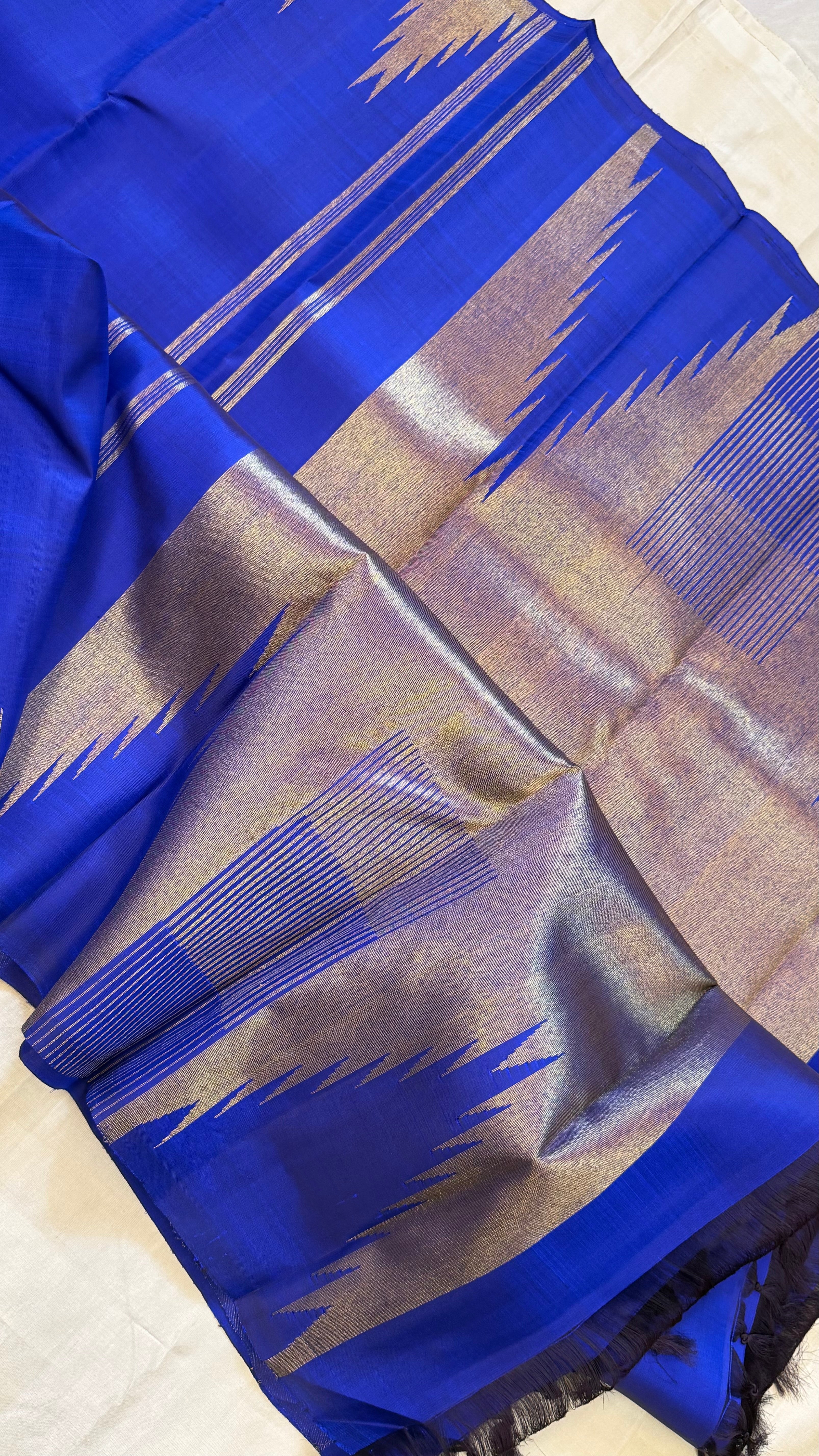 Ms blue 8 kol / kanjipuram silk