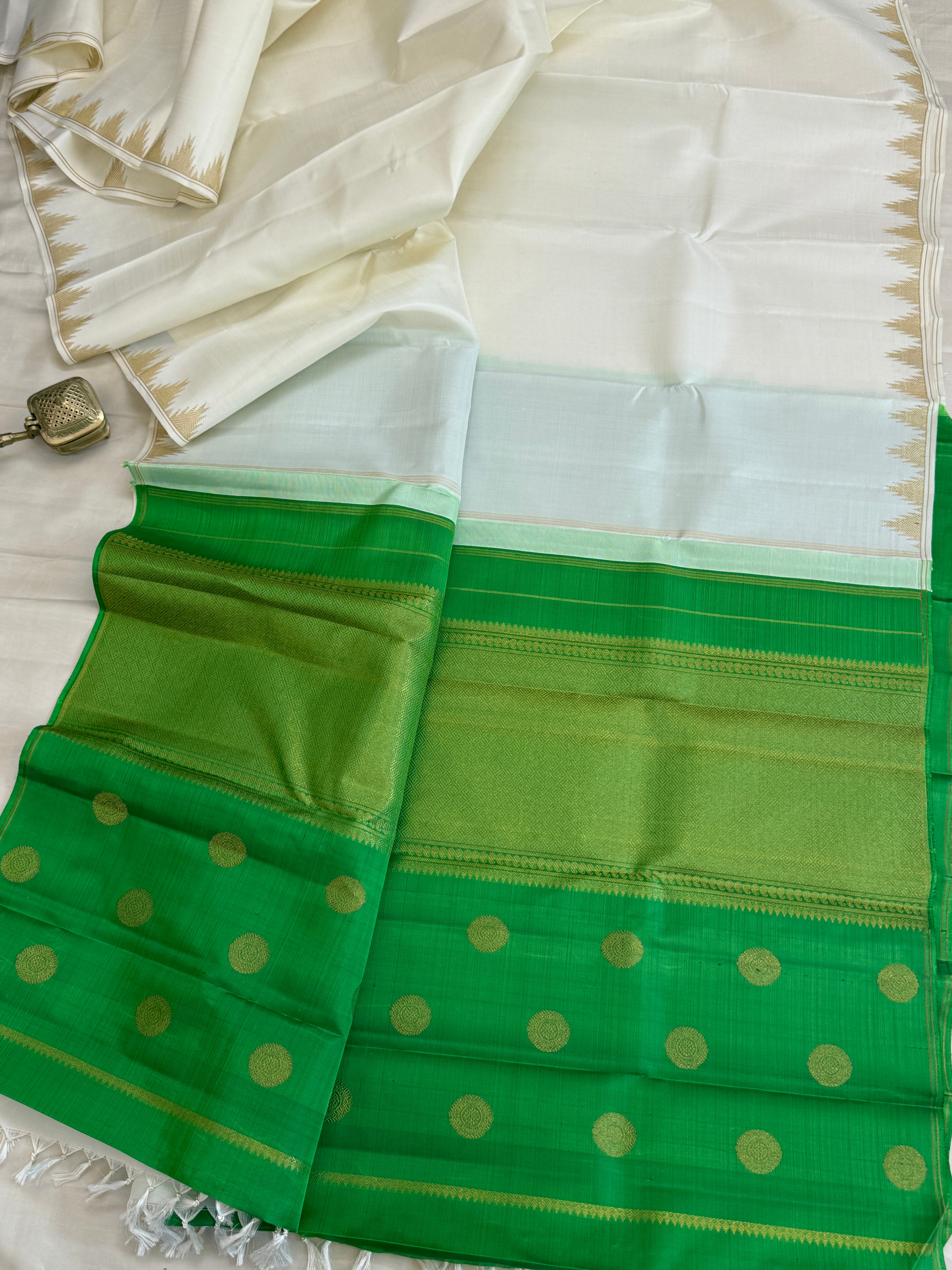 8 Kol / Kanjipuram silk saree clsa 11212