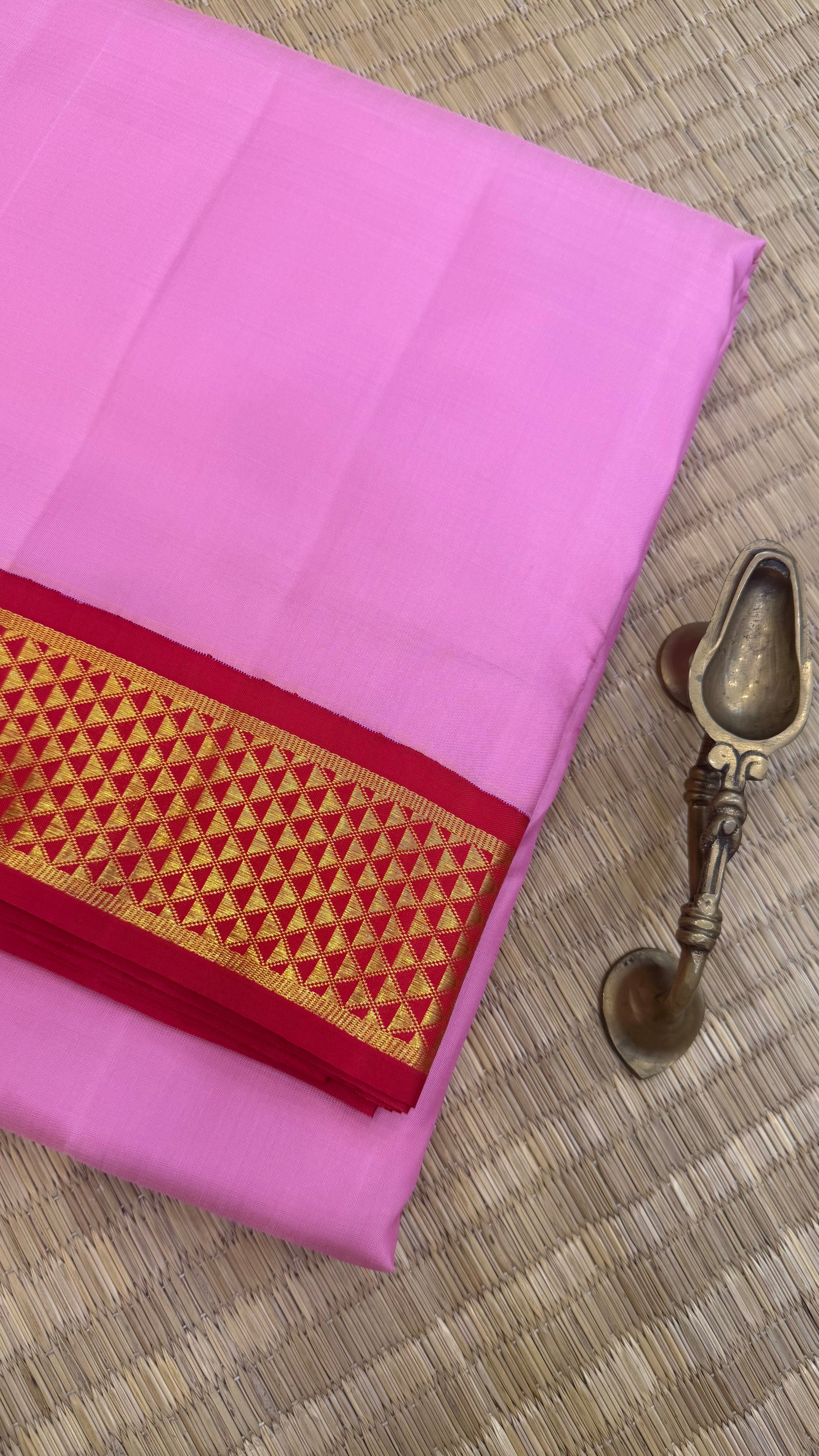 10 yards korvai Kanjipuram silk