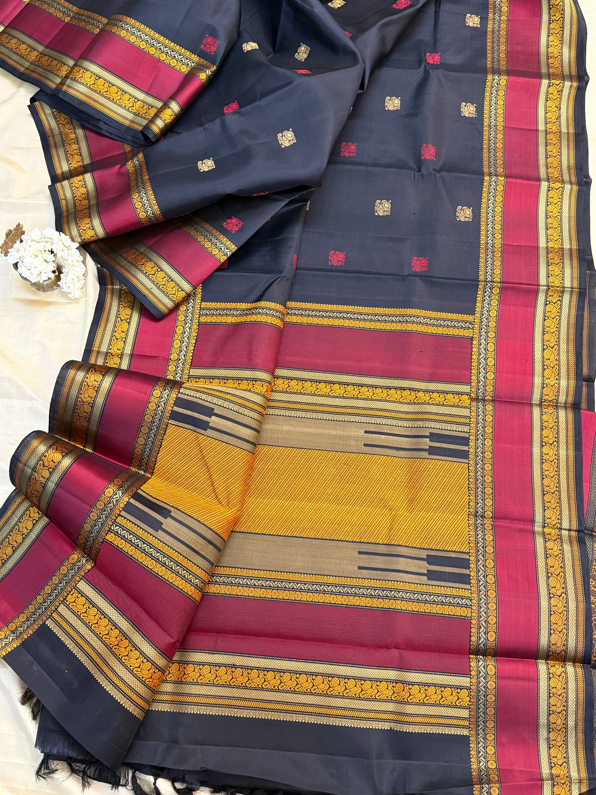 Soft silk-Thread work Kanjipuram clsa 11260