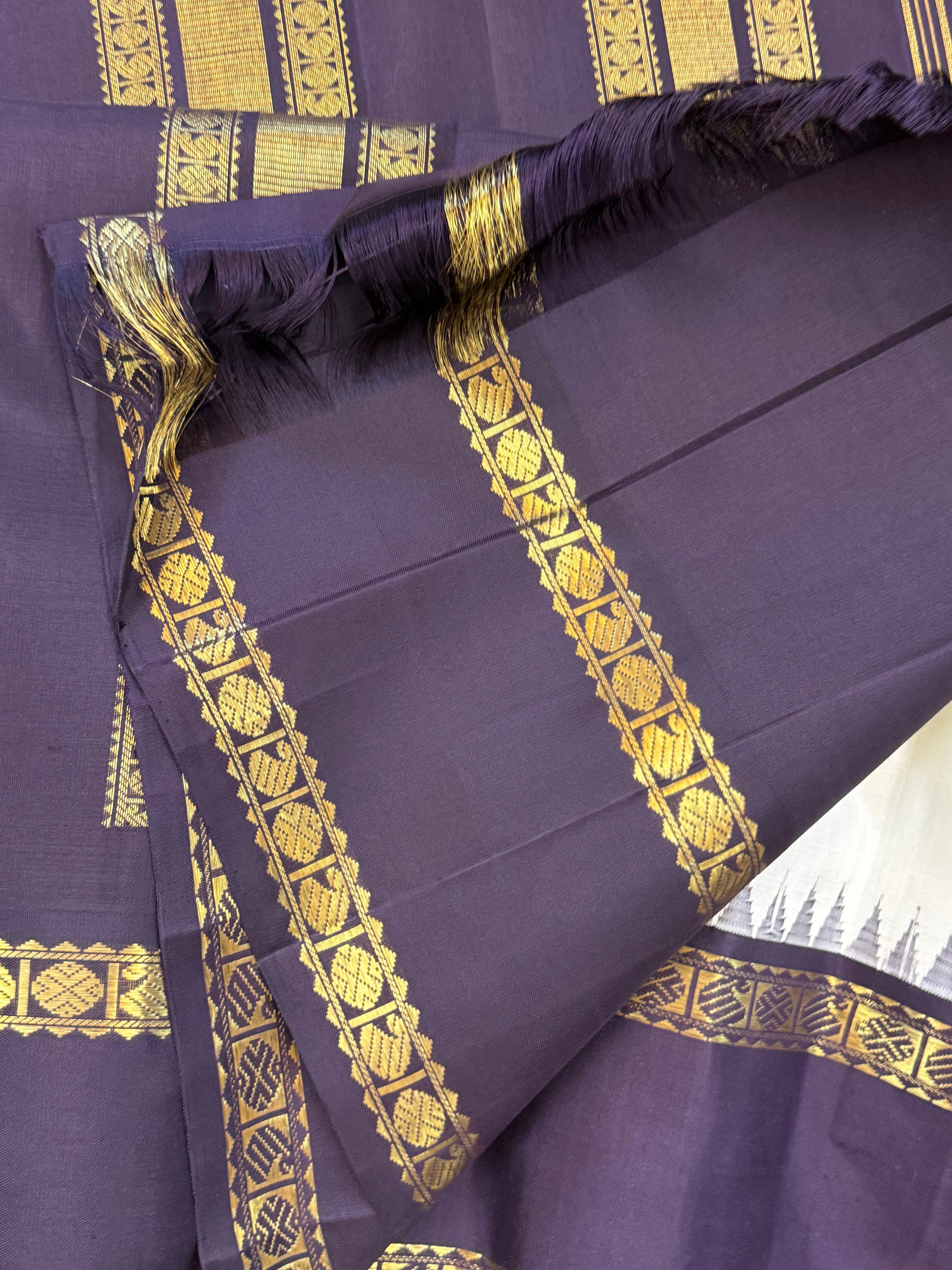 Plus Butta small temple with Korvai / kanjipuram silk saree clsa 9929
