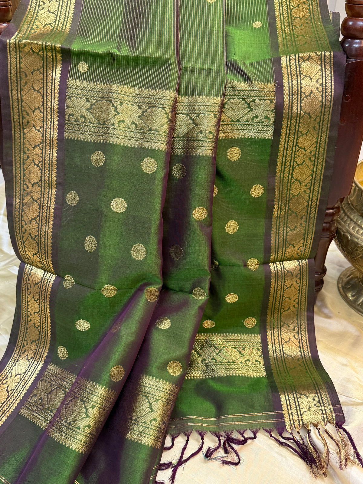 Premium silk cotton with vairaoosi Zari butta /clsa 12379