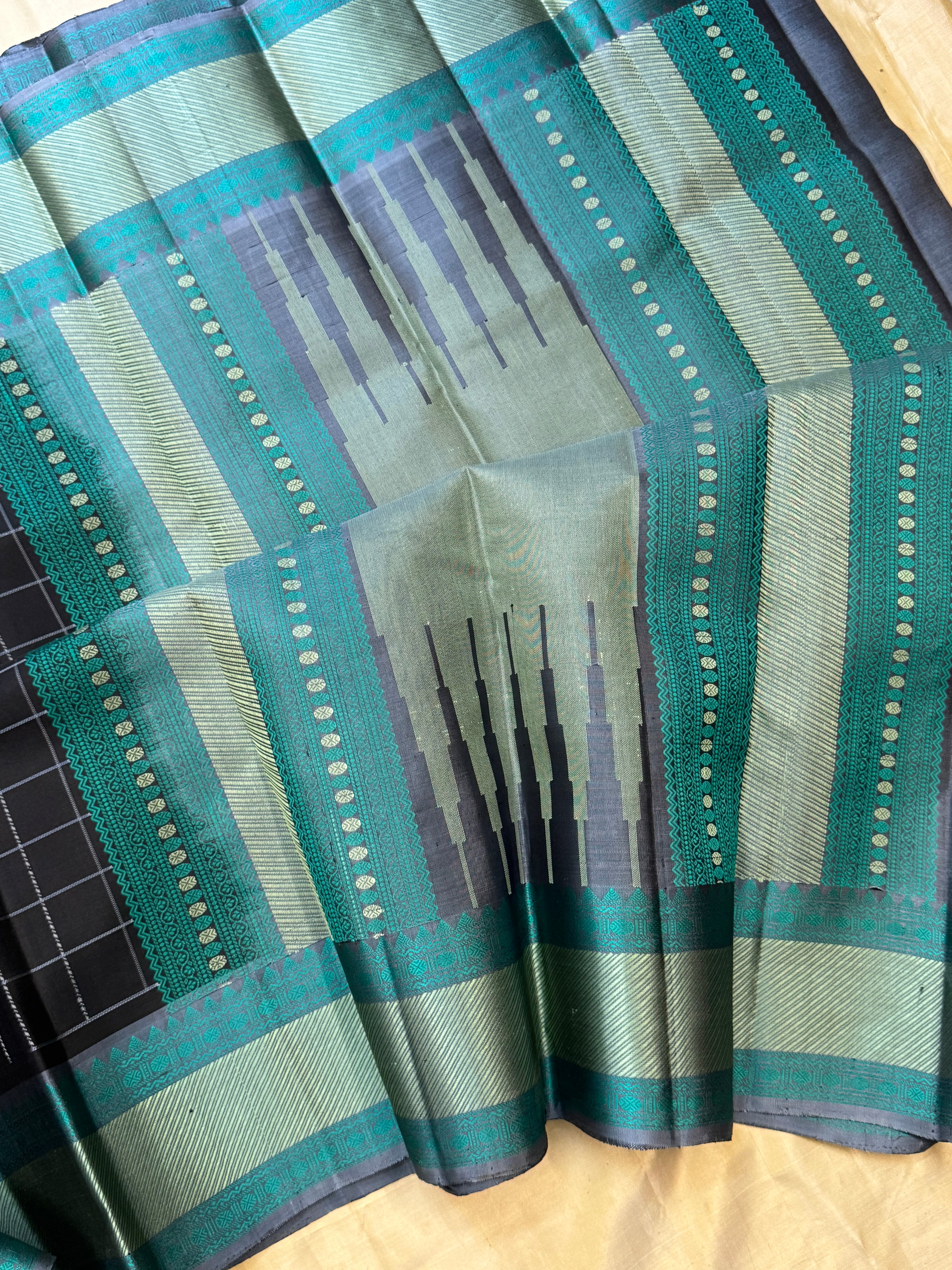 Black kattam / Varnangal soft silk