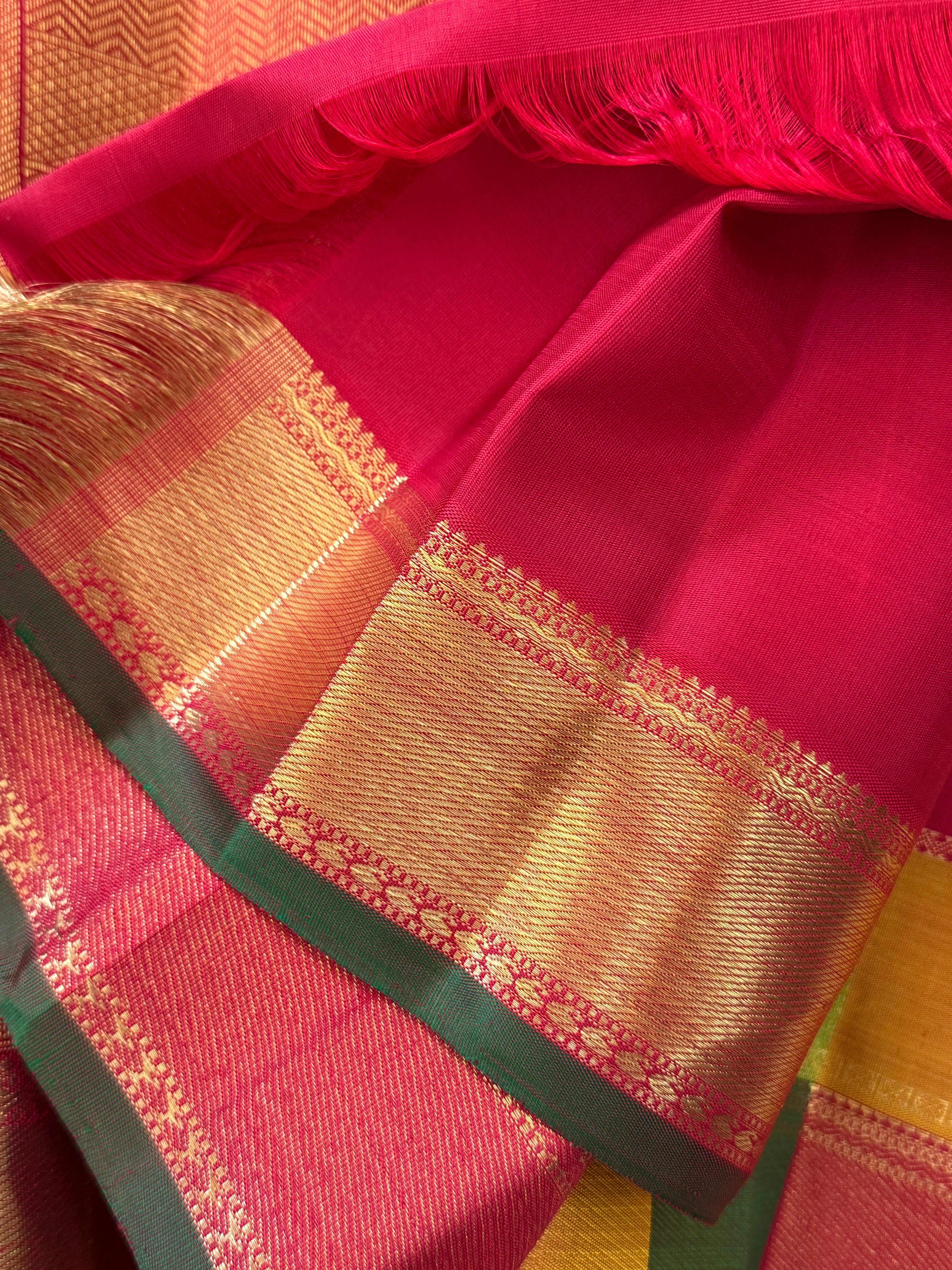 Vintage Paalum pazhum Kattam/kanjipuram silk /CLSA10490