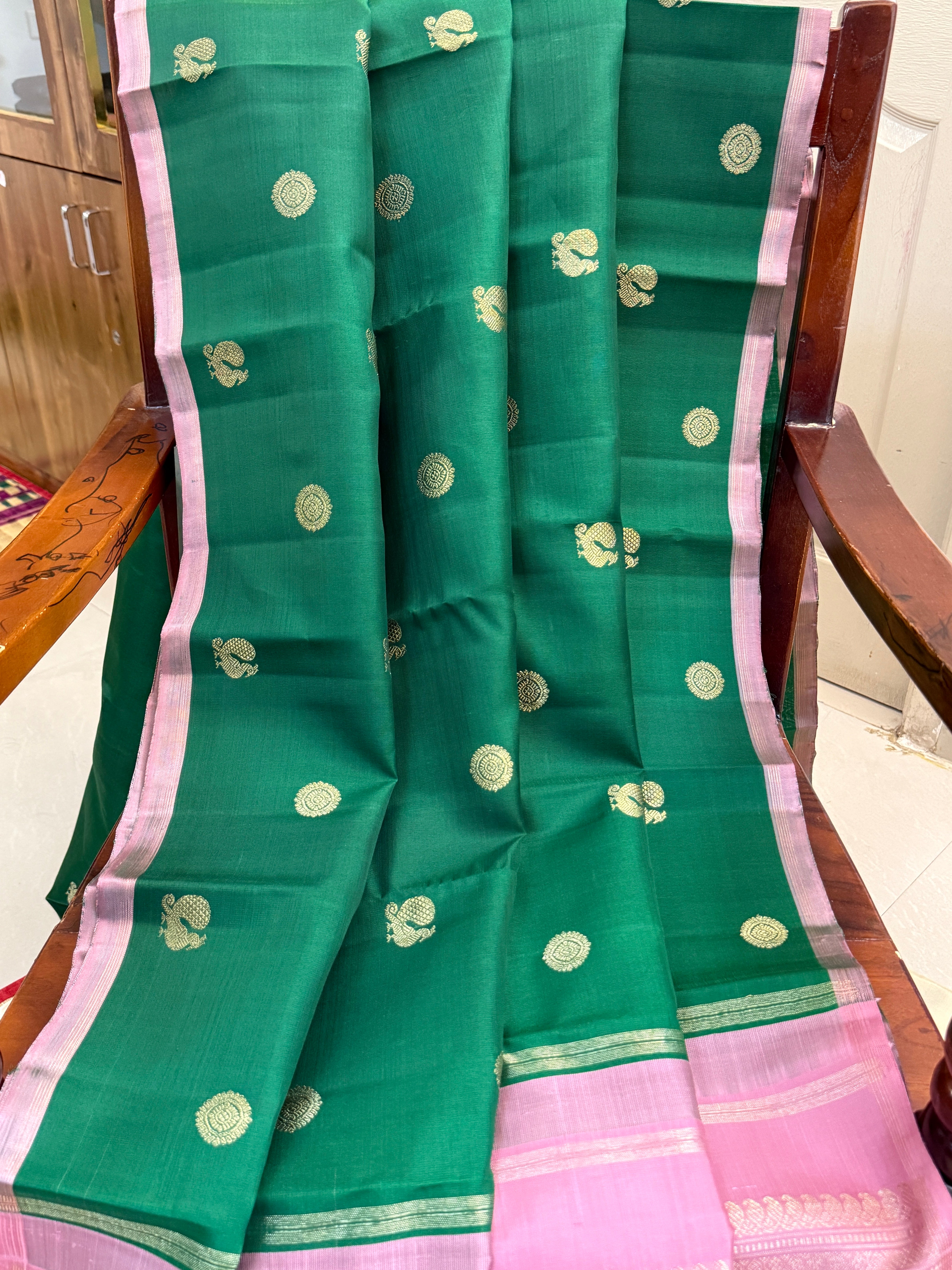 Organza silk saree / clsa 11131