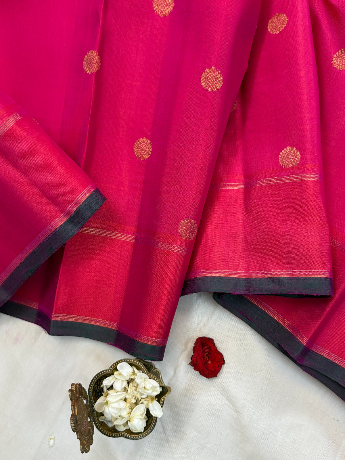 Kangambaram butta/Kanjipuram silk saree clsa 11592
