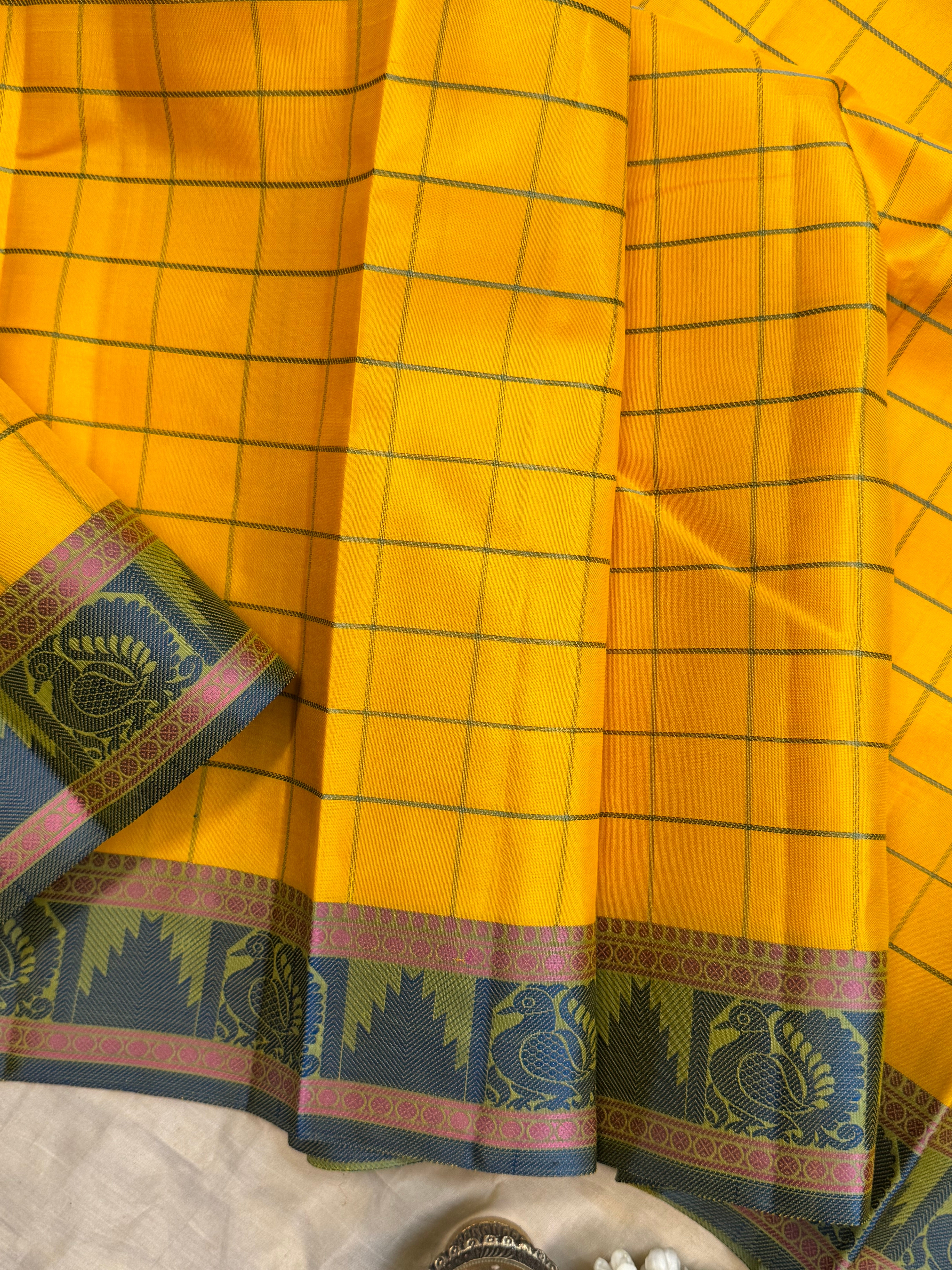 Manjal kattam/ Varnangal soft silk