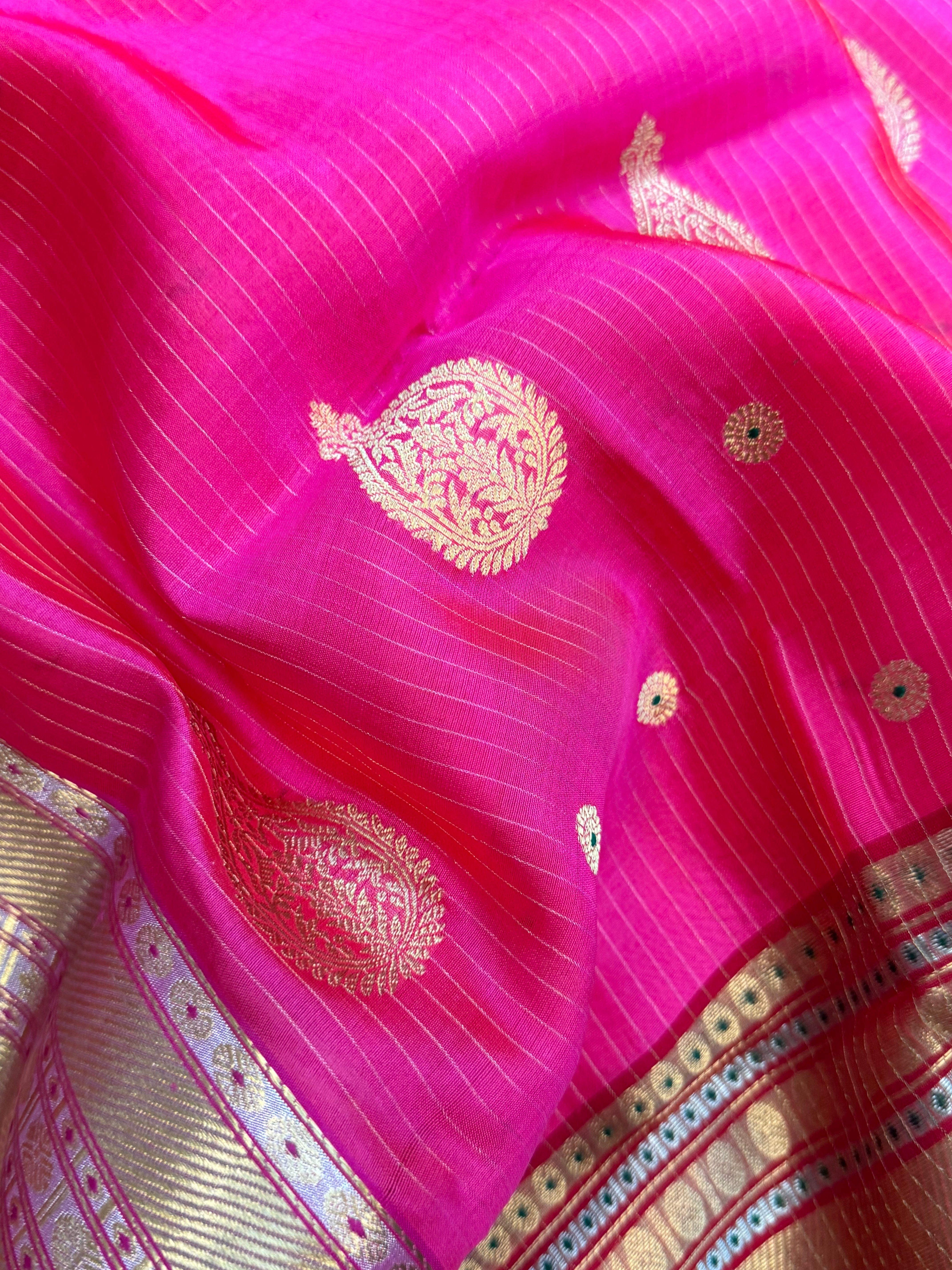 Ambe revival saree  / revival Chanderi silk