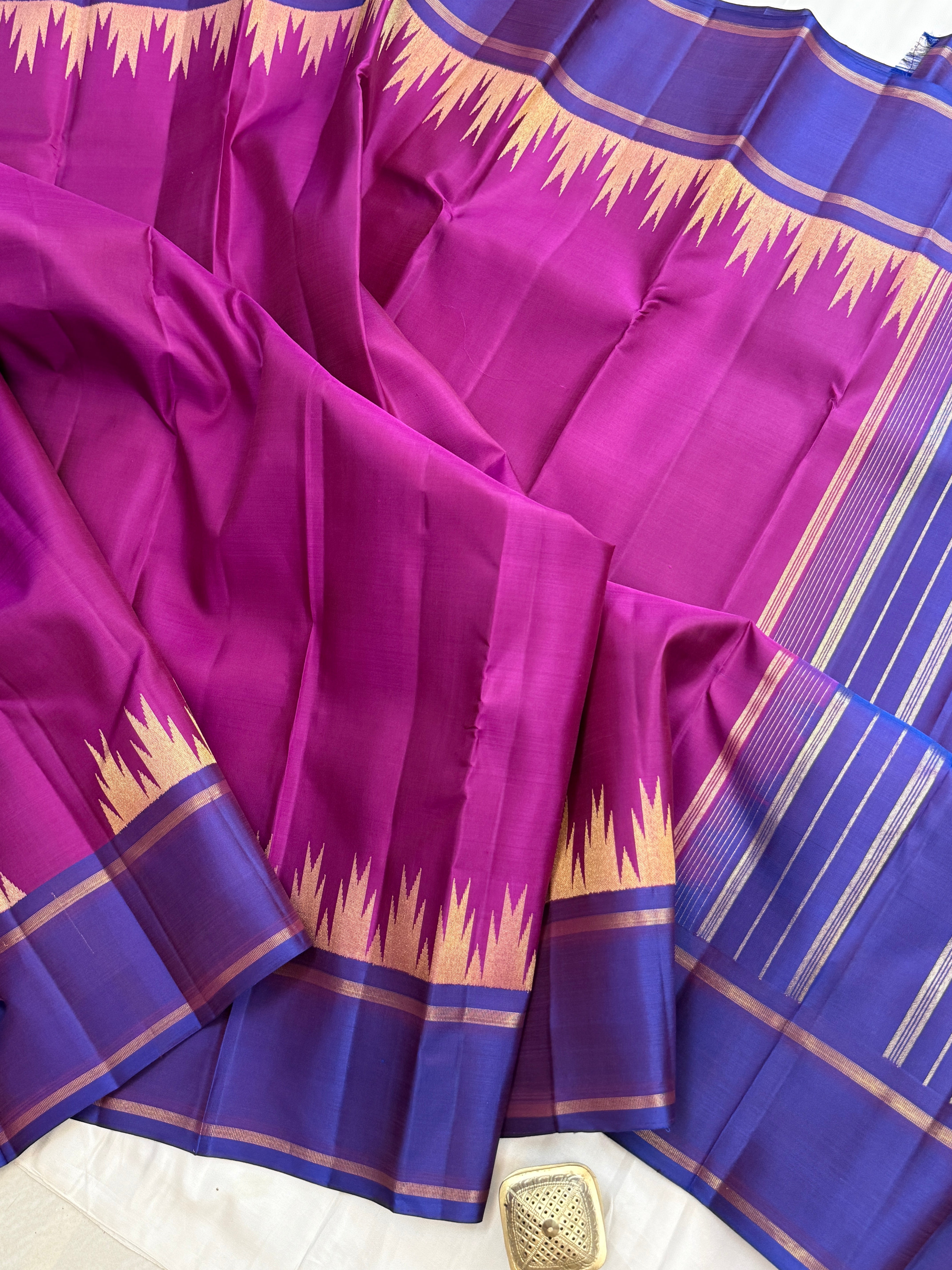 8 Kol / Kanjipuram silk saree clsa 11208