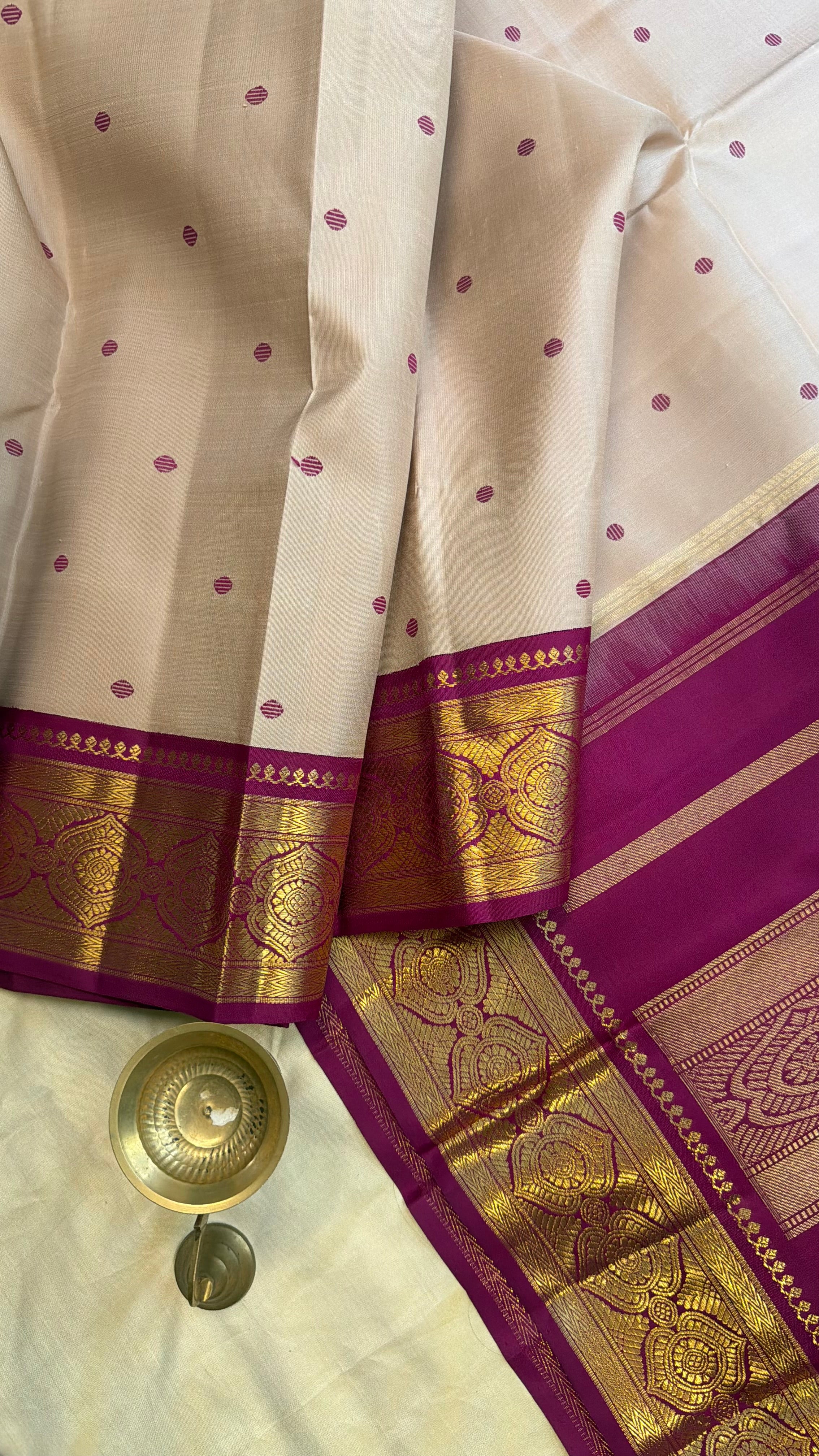 Revival saree Korvai  / Kanjipuram silk