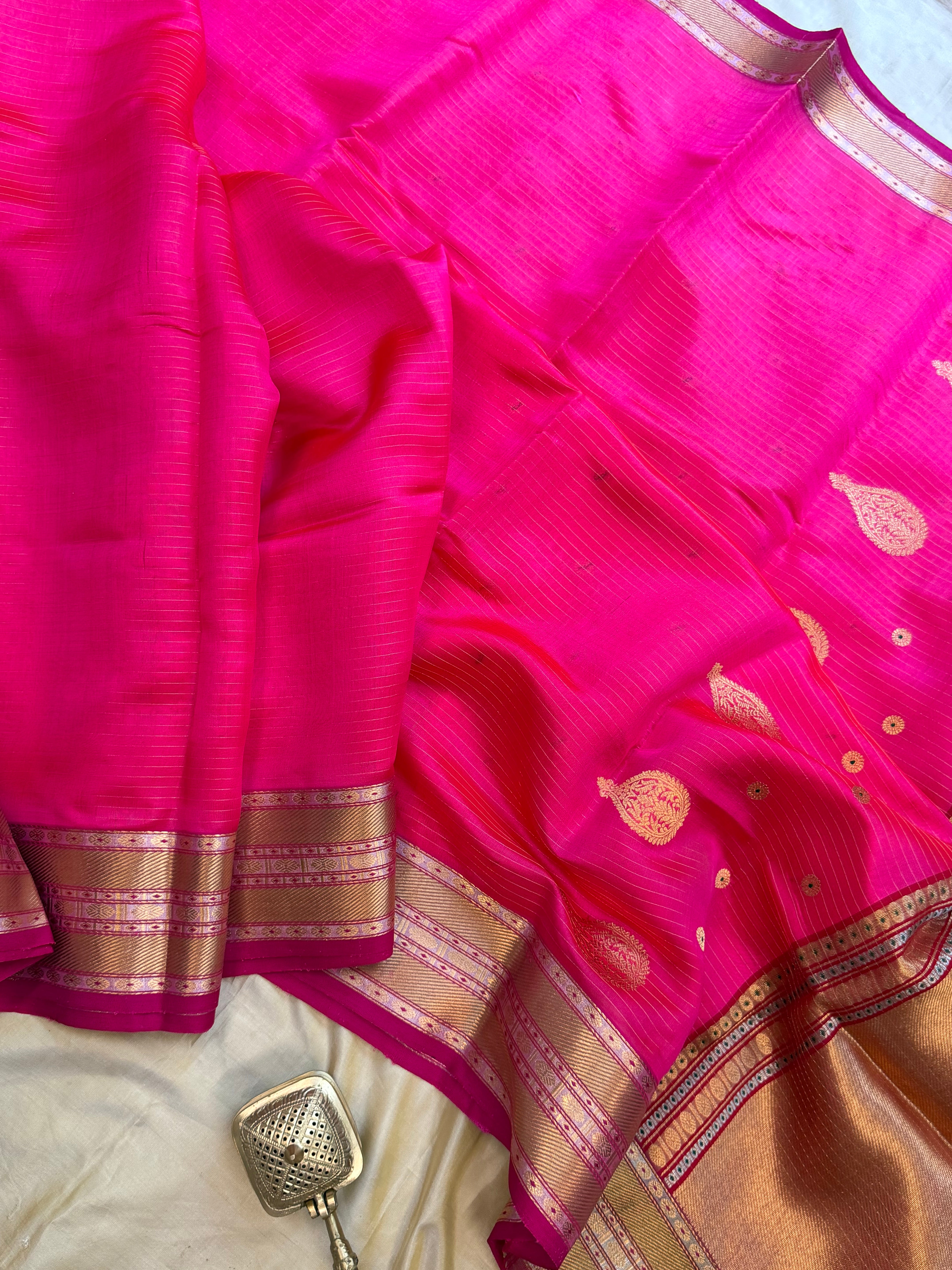 Ambe revival saree  / revival Chanderi silk