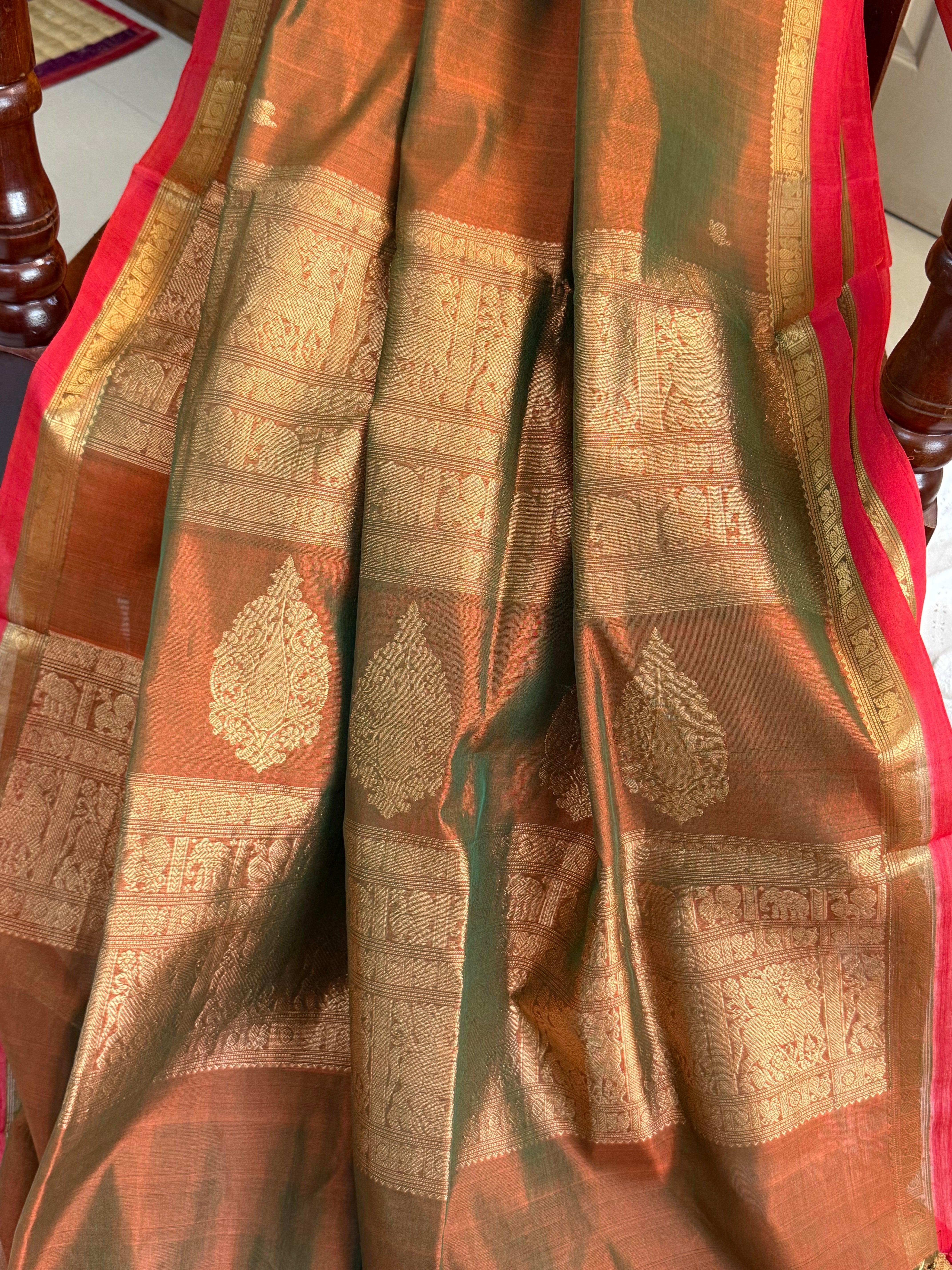Maanthulir annam and chakram butta/ Silk Cotton
