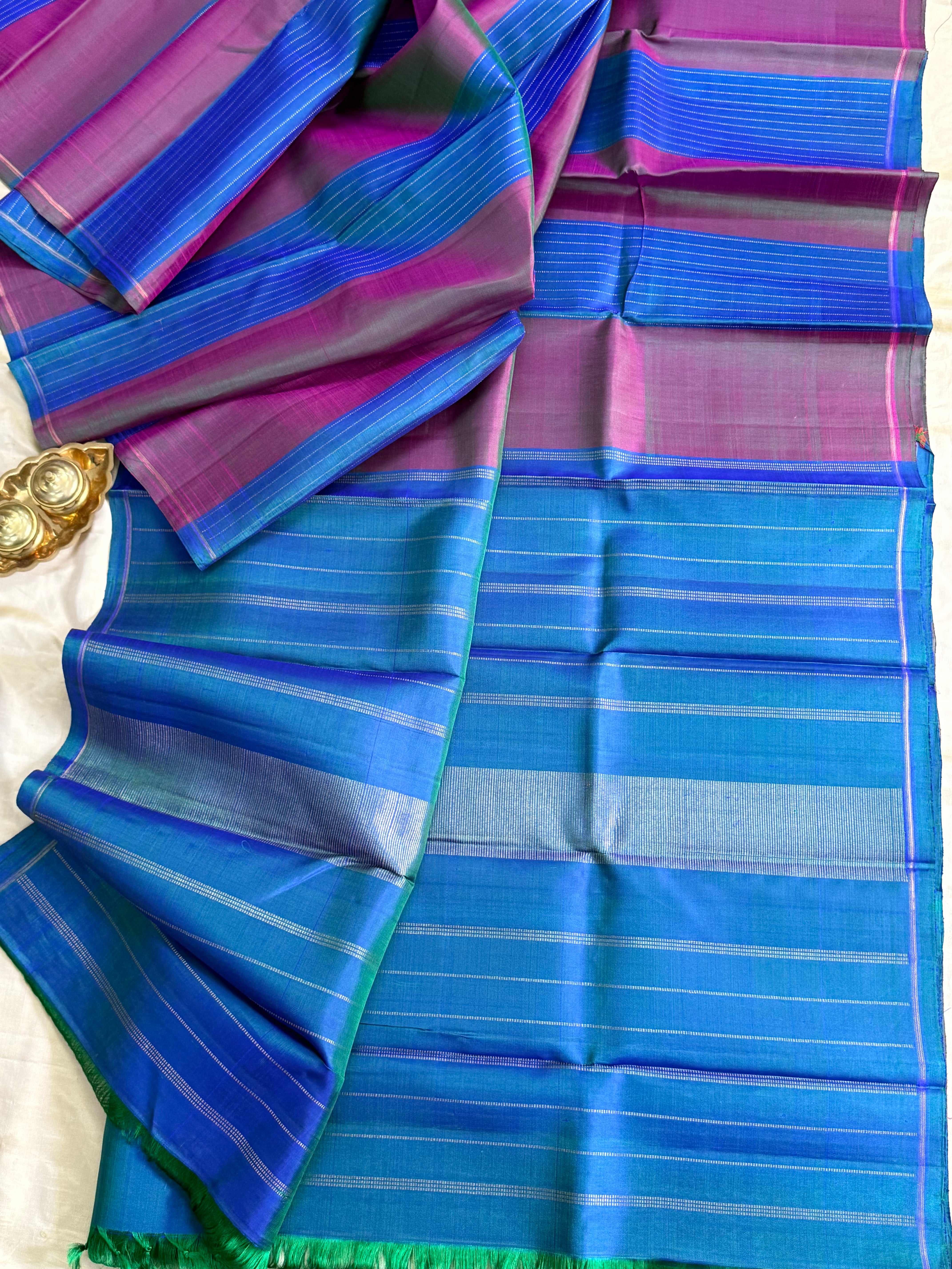 CONCEPT STRIPES ZARI LINE/ KANJIPURAM SILK SAREE CLSA 2325