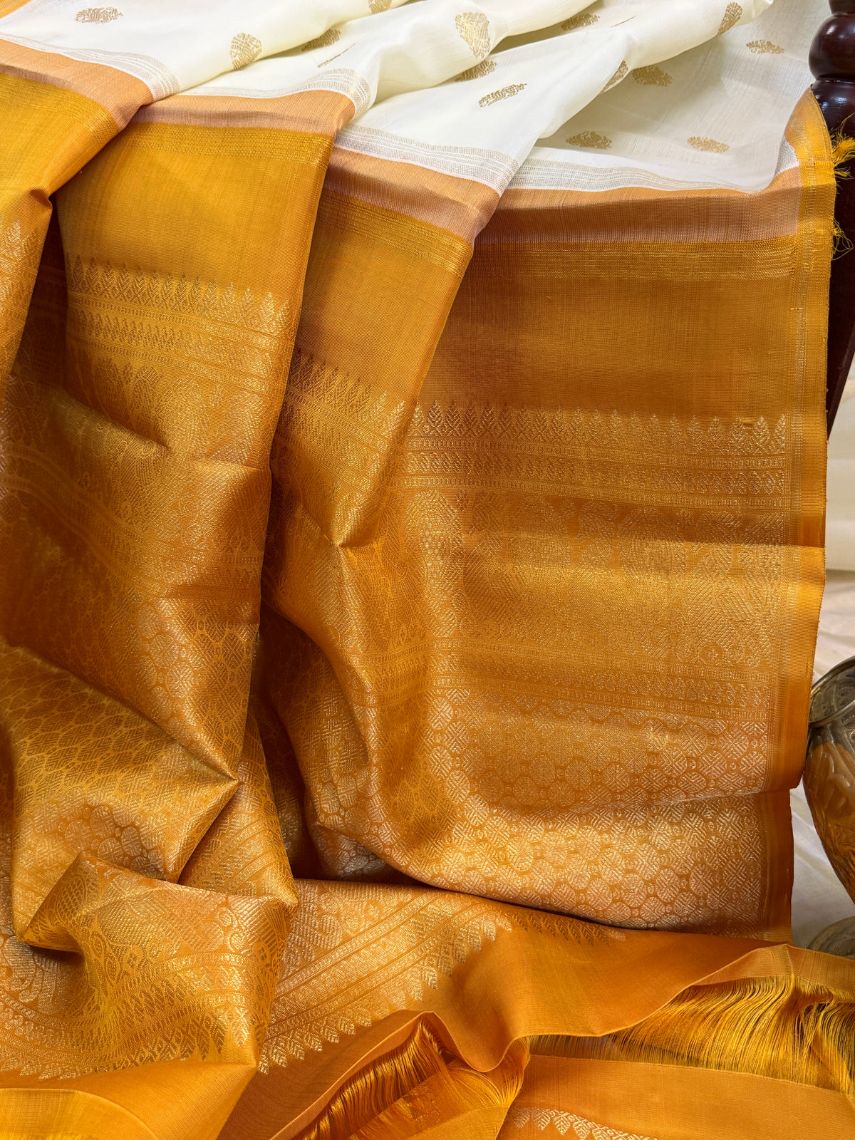 Organza silk saree / clsa 11134