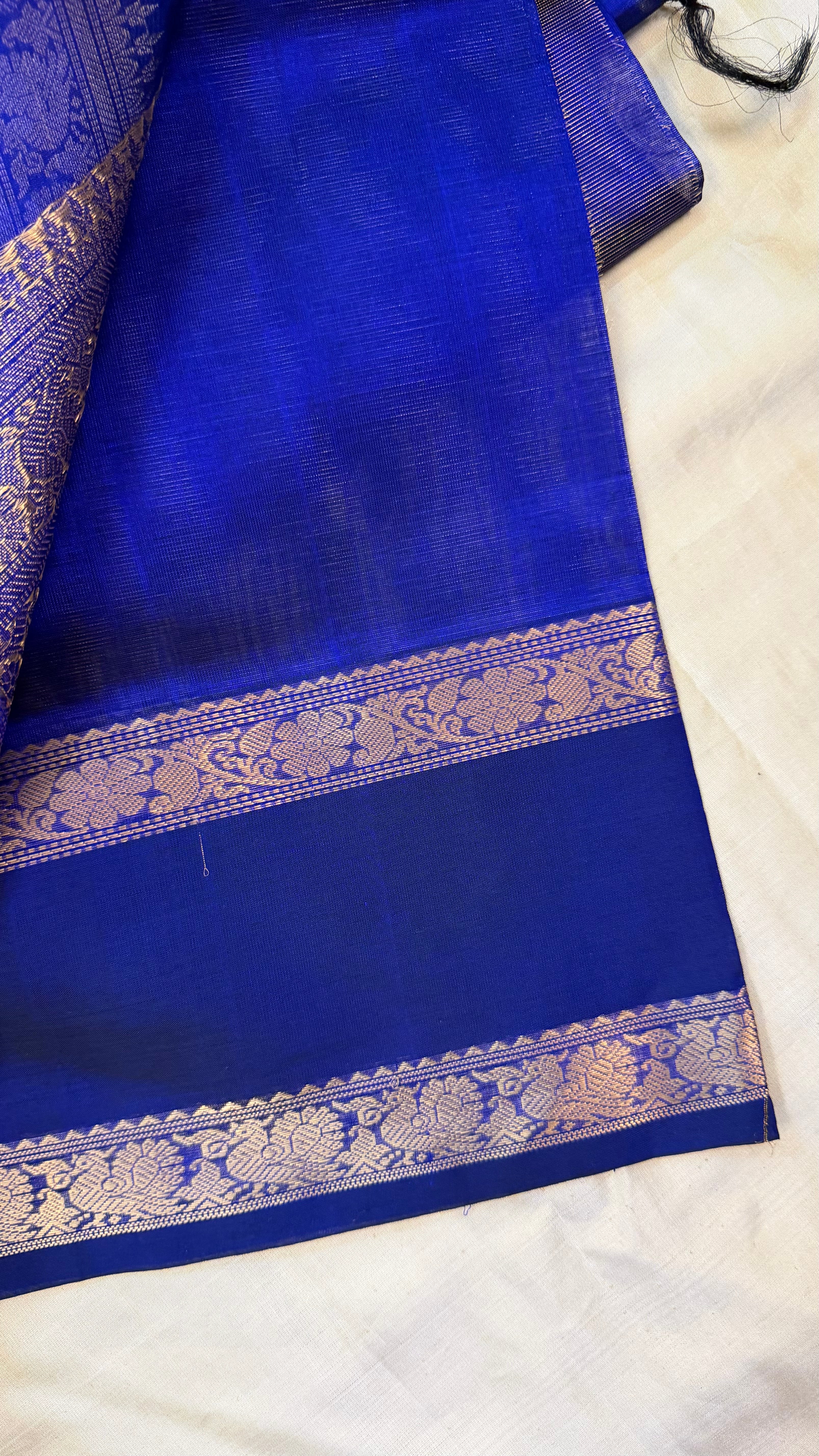 Ms blue vairaoosi/ Premium Silk Cotton