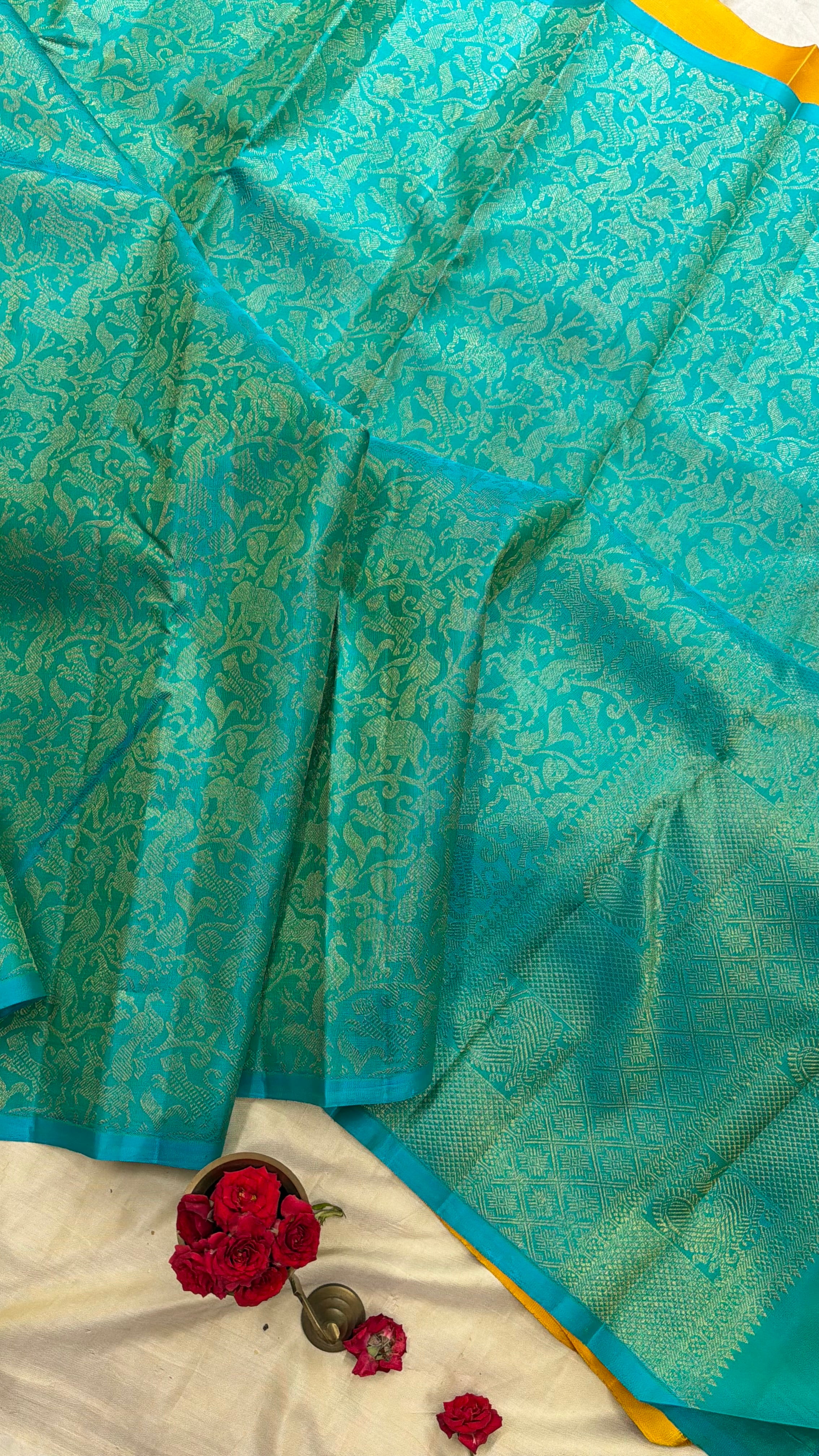 Vanasingaram brocade/ Kanjipuram silk