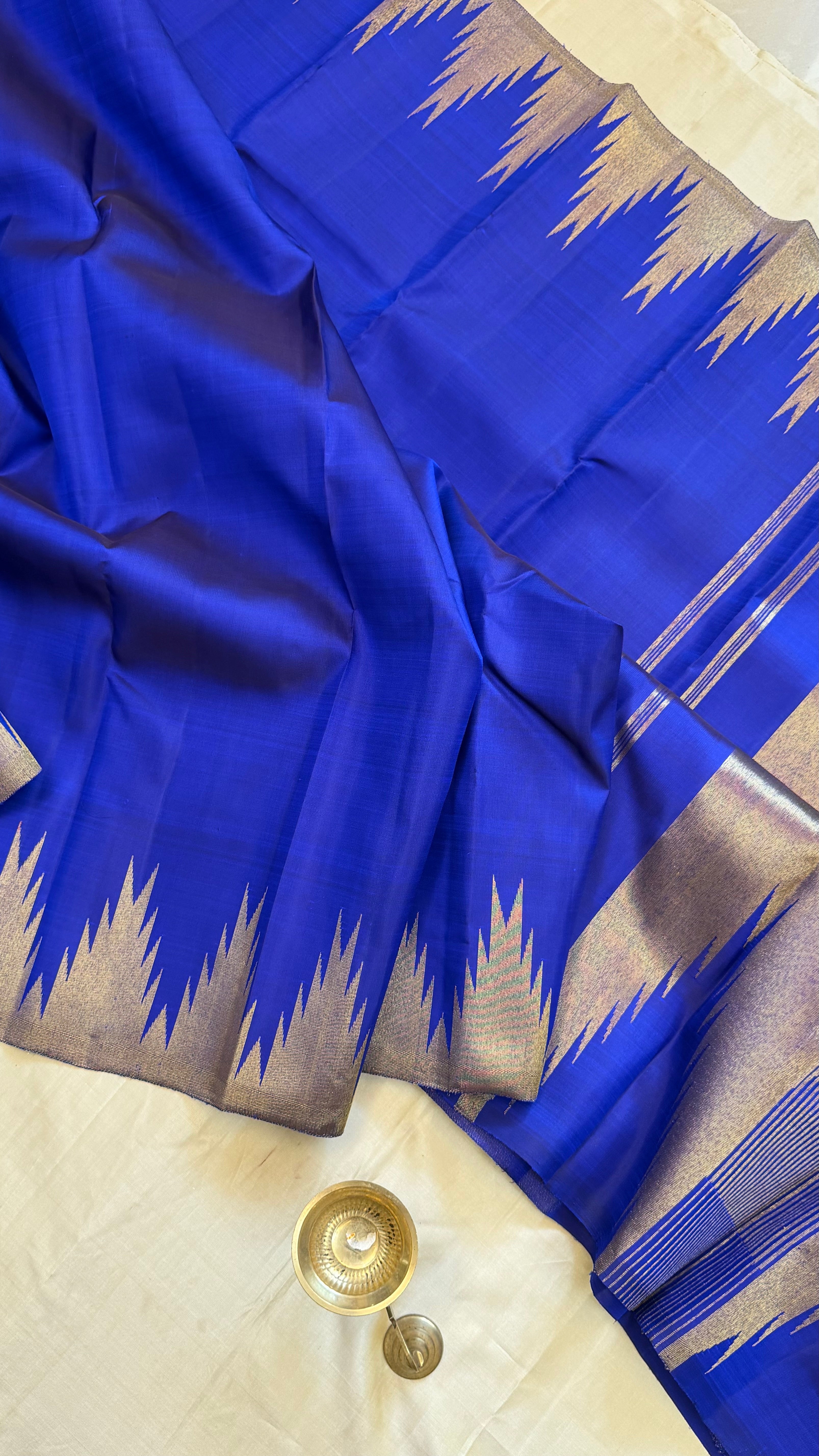Ms blue 8 kol / kanjipuram silk