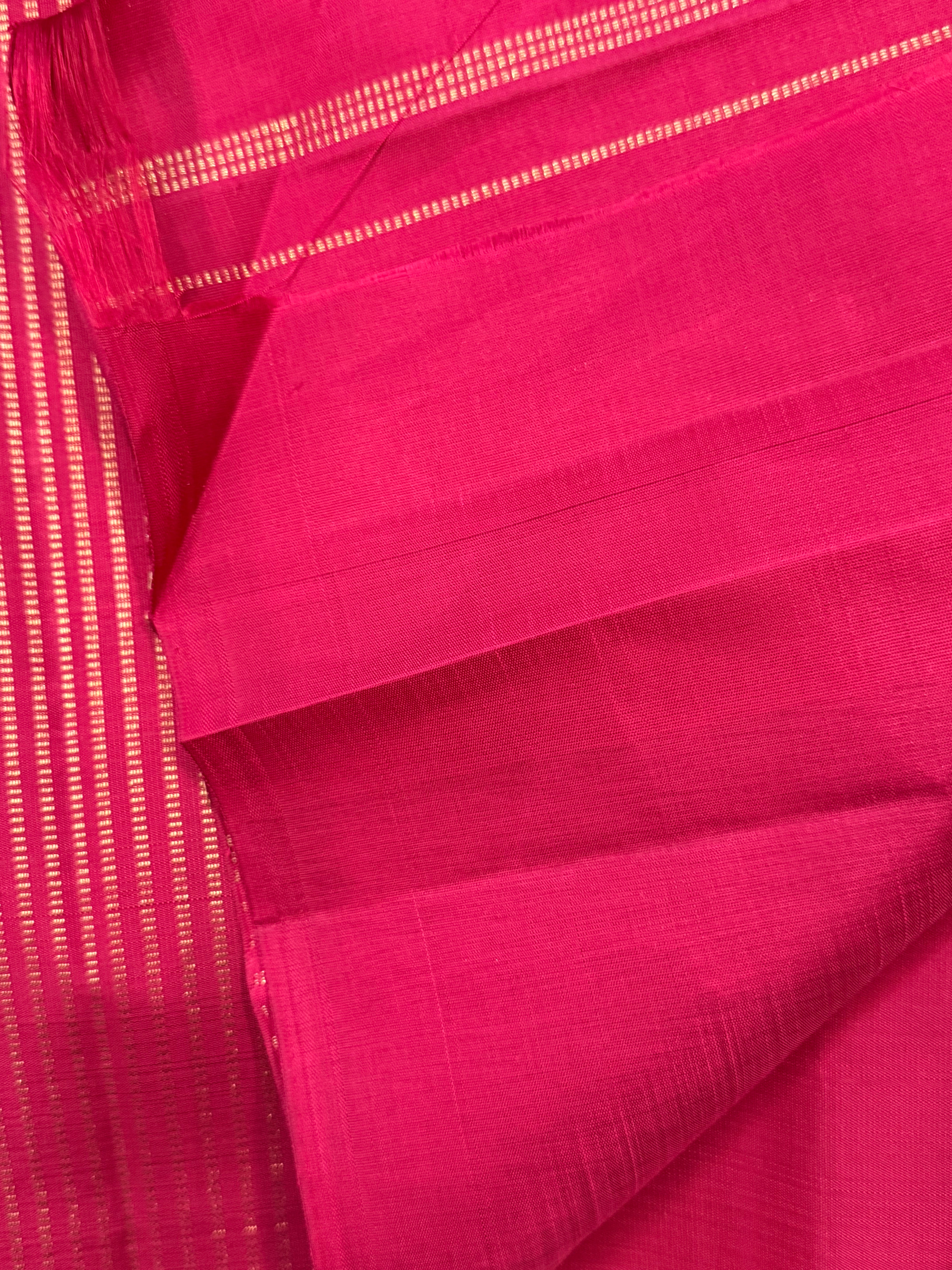 Chettinad kattam border butta / Kanjipuram silk