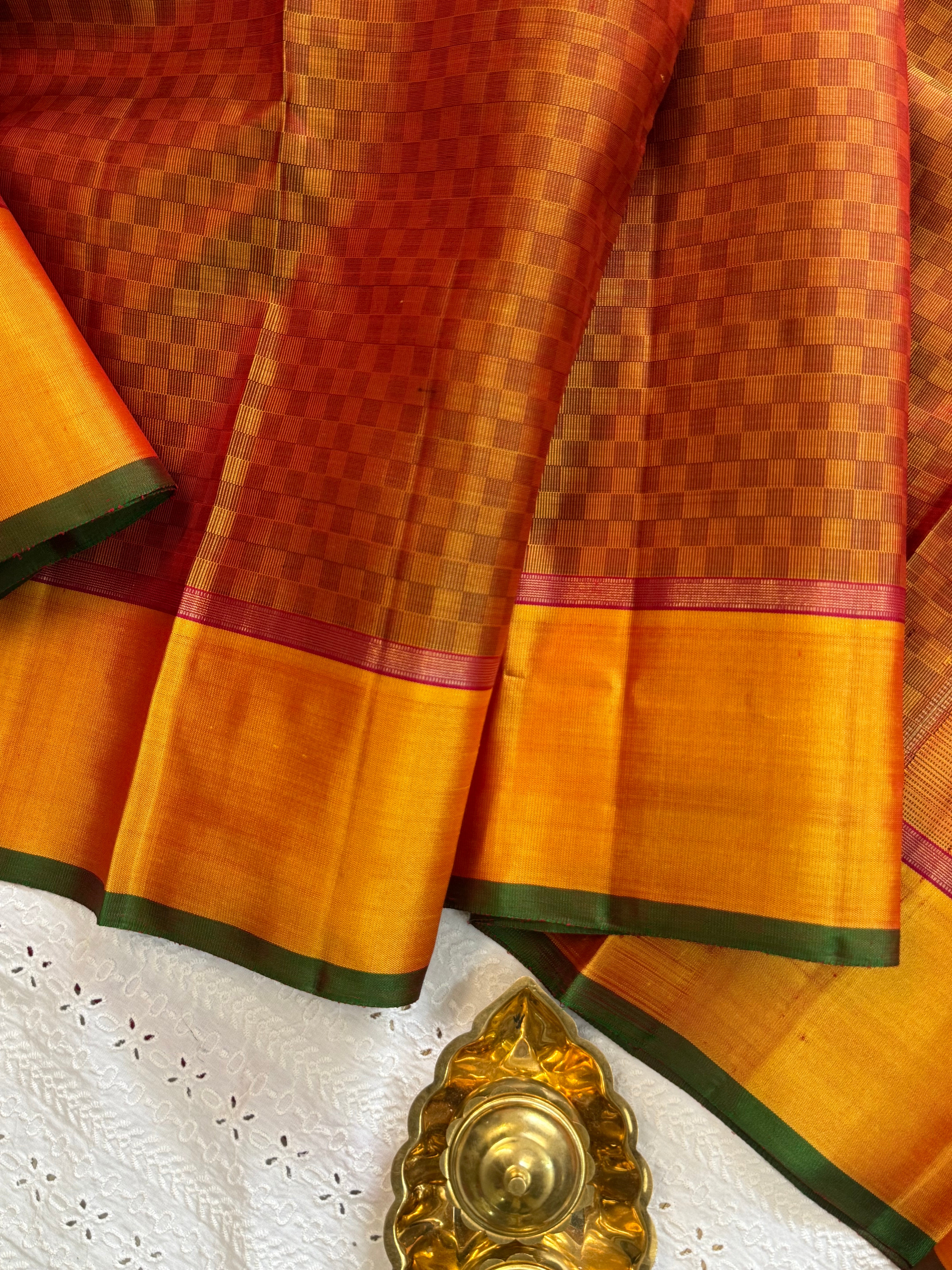 Mustard paimadi / Kanjipuram silk