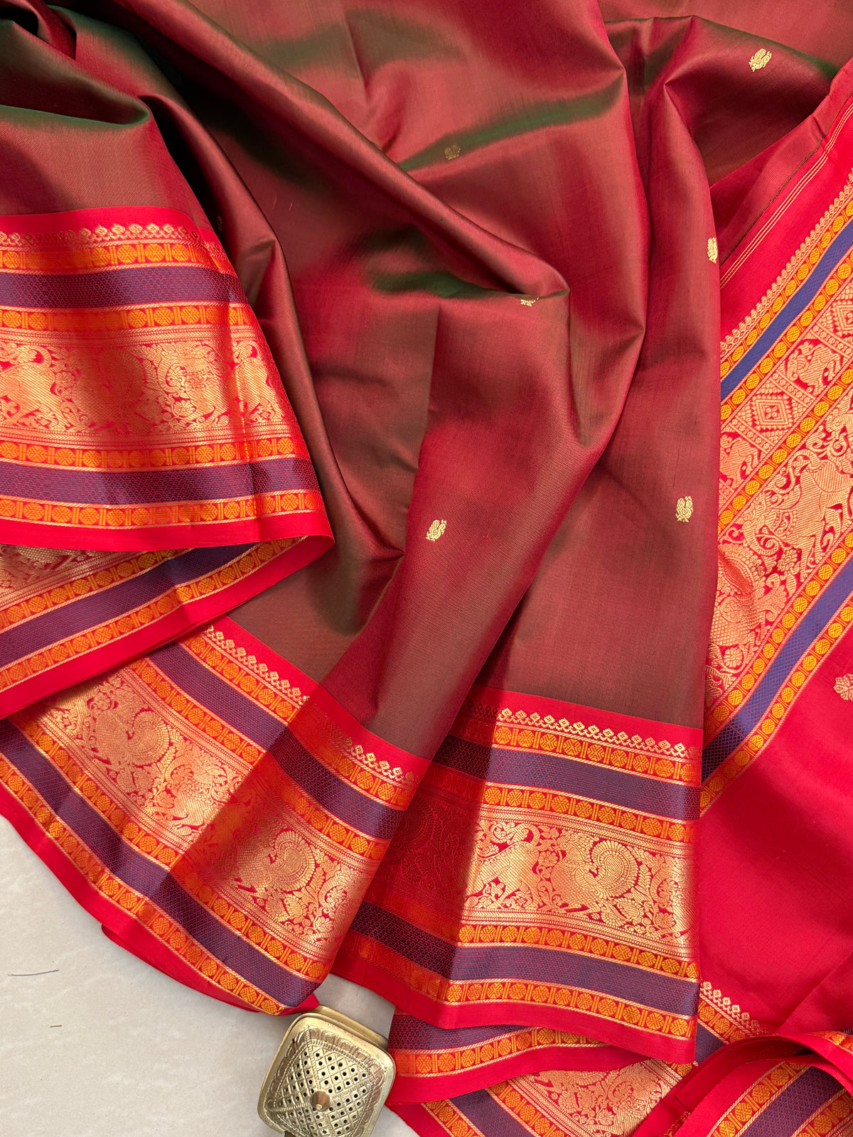 special edition- unique pallu and pure silk sarees clsa 12582