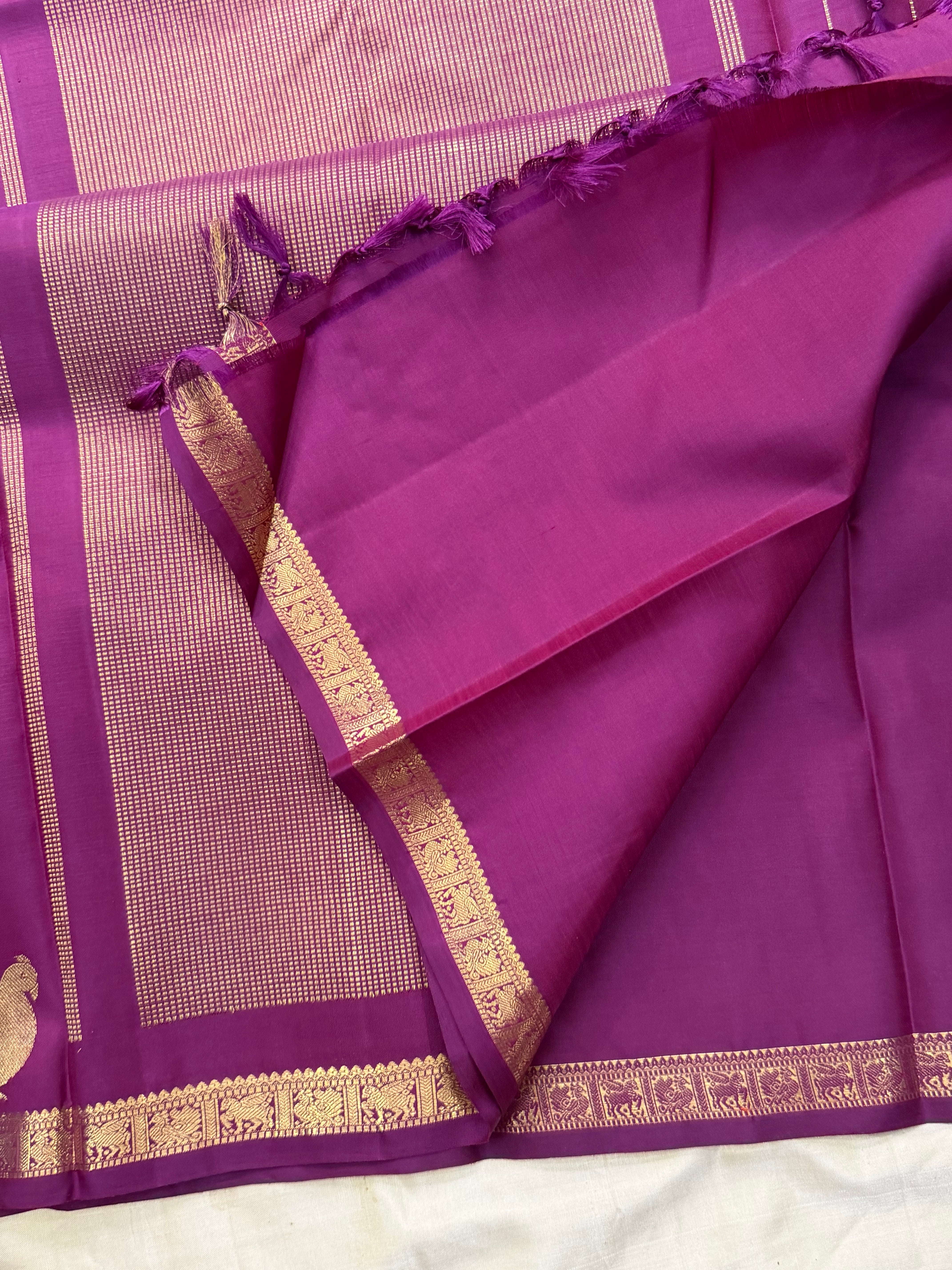 Paaku Kili border  / Budget friendly Kanjipuram silk sarees