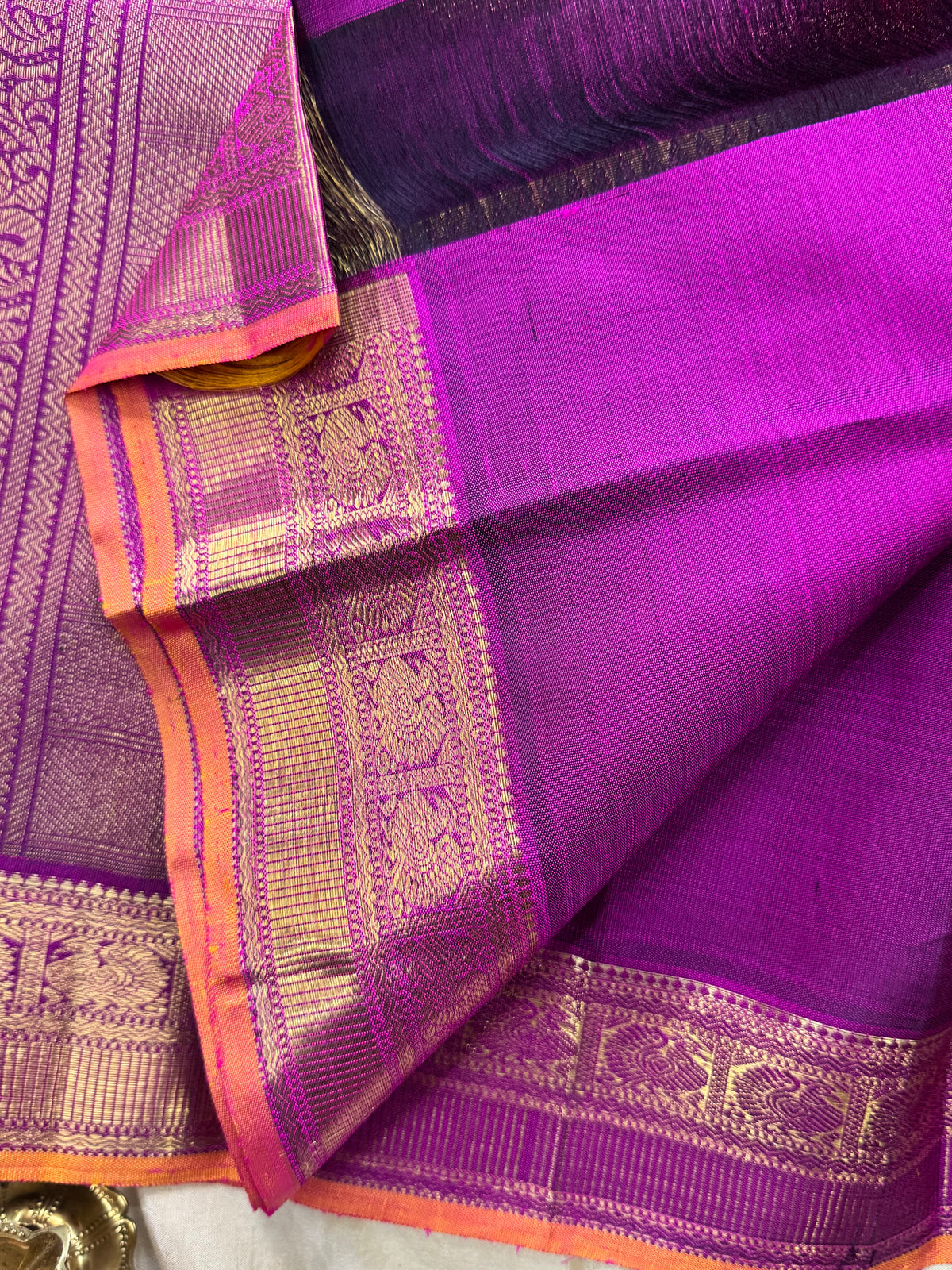 Vadamalli  body with pure zari/kanjipuram silk saree clsa 11766