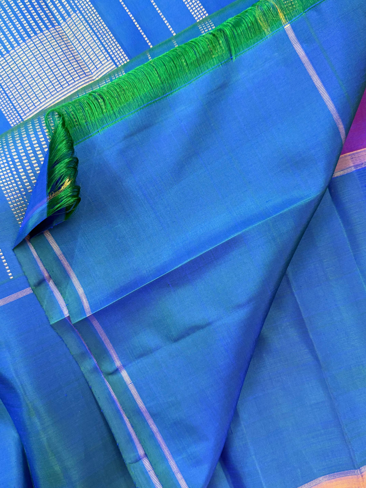 Mubbagam ganga jamuna border/ Kanjipuram silk CLSA 10779