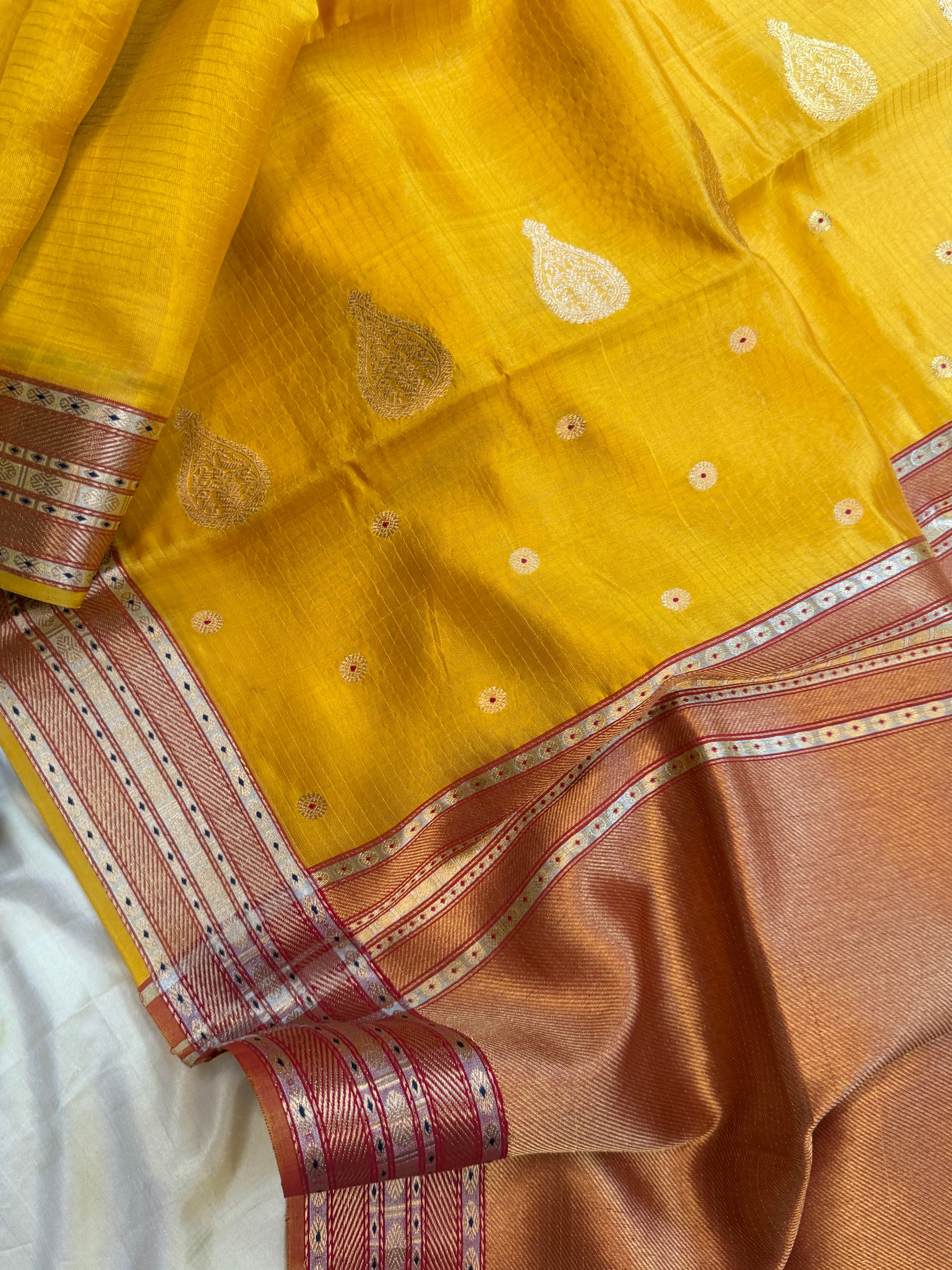 Ambe revival saree  / revival Chanderi silk