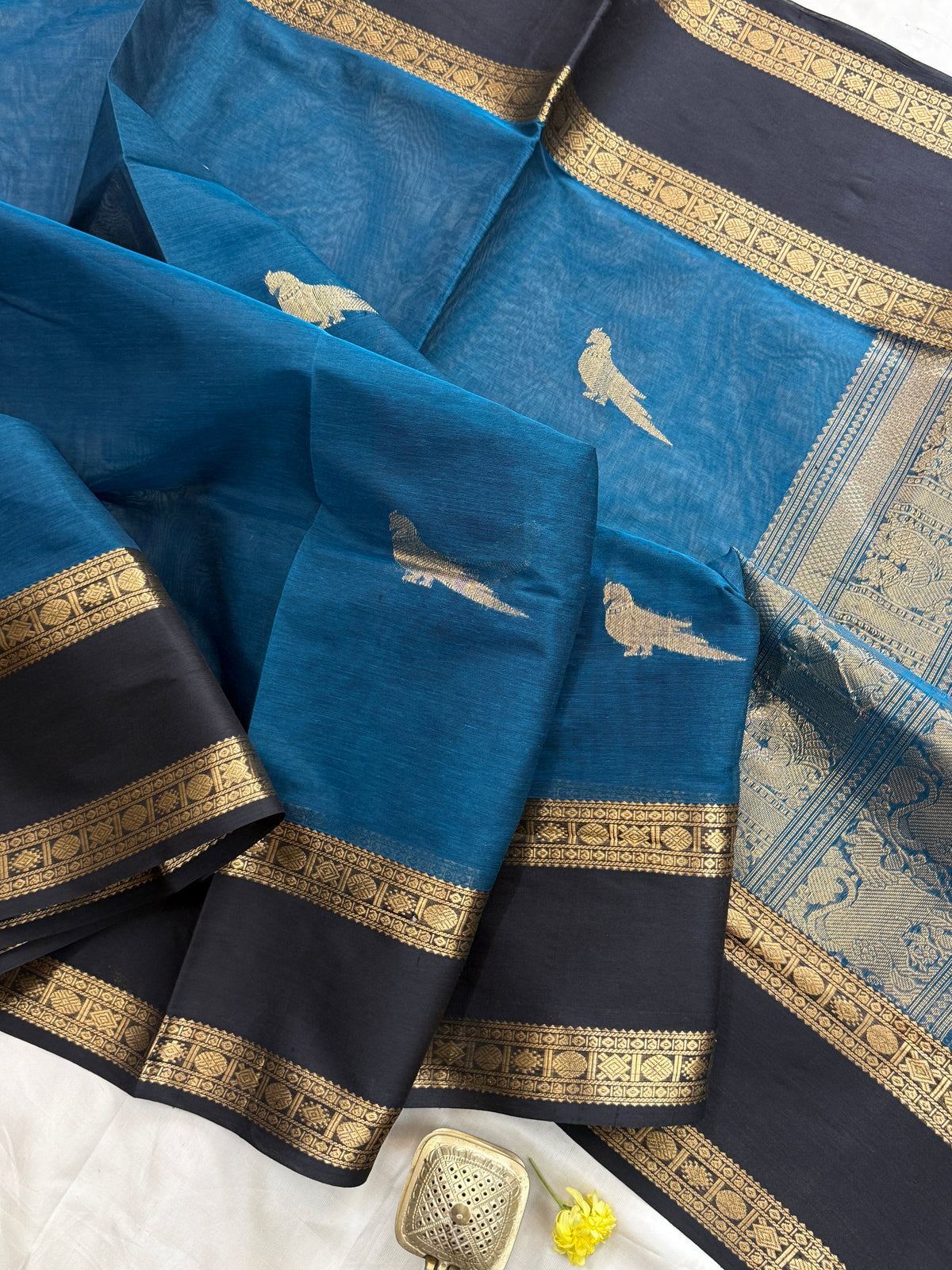 Rama blue kili Butta / silk cotton clsa10226