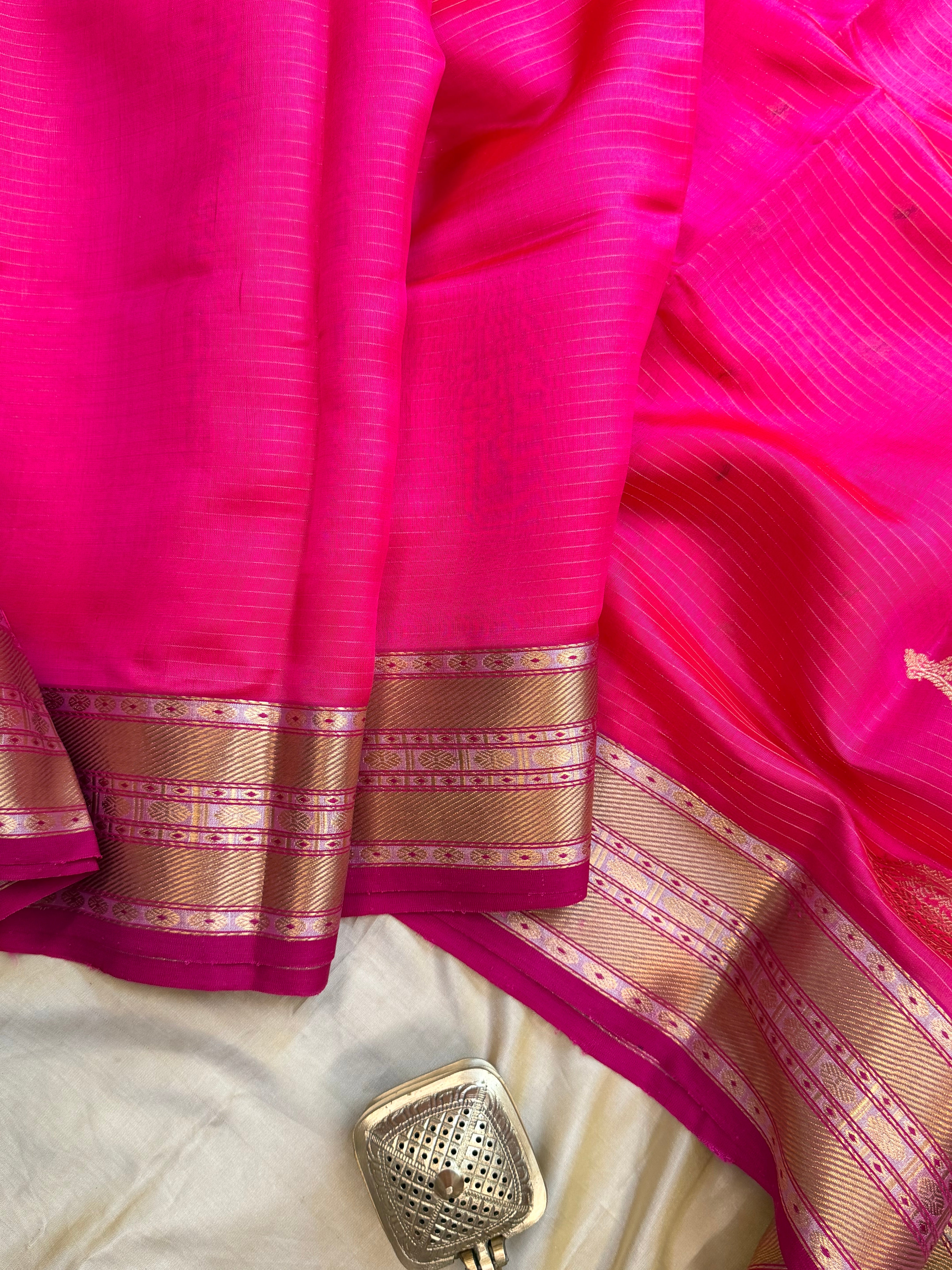 Ambe revival saree  / revival Chanderi silk